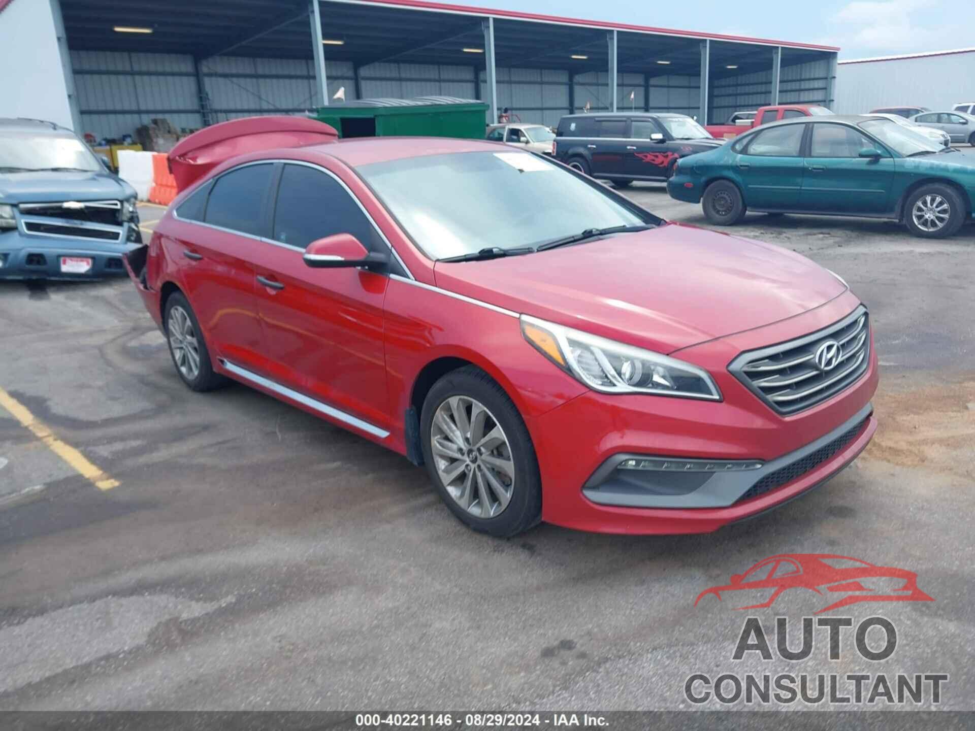 HYUNDAI SONATA 2017 - 5NPE34AF2HH476238