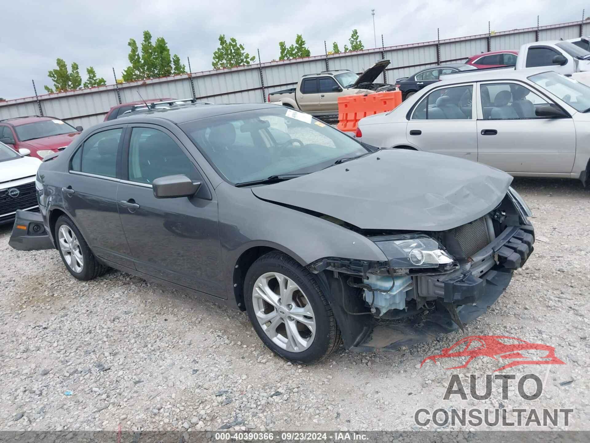 FORD FUSION 2012 - 3FAHP0HA7CR293594