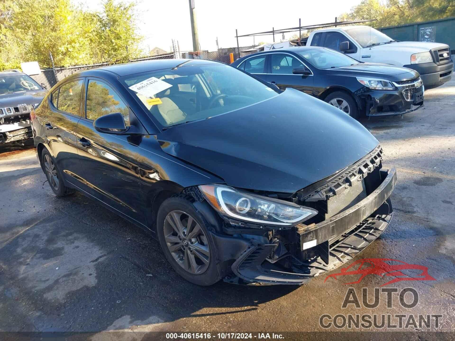 HYUNDAI ELANTRA 2018 - 5NPD84LF6JH227280