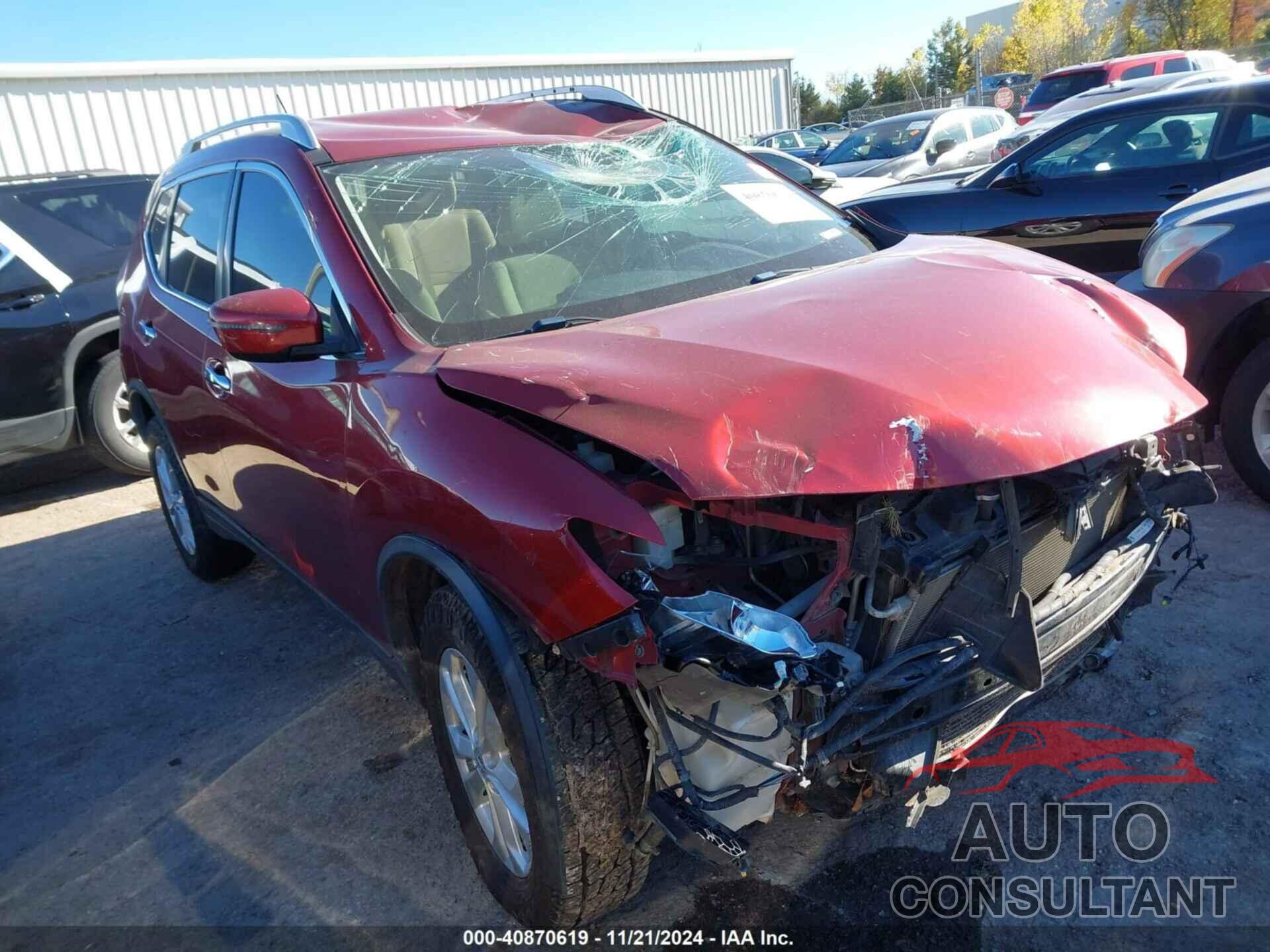 NISSAN ROGUE 2016 - KNMAT2MV5GP687099