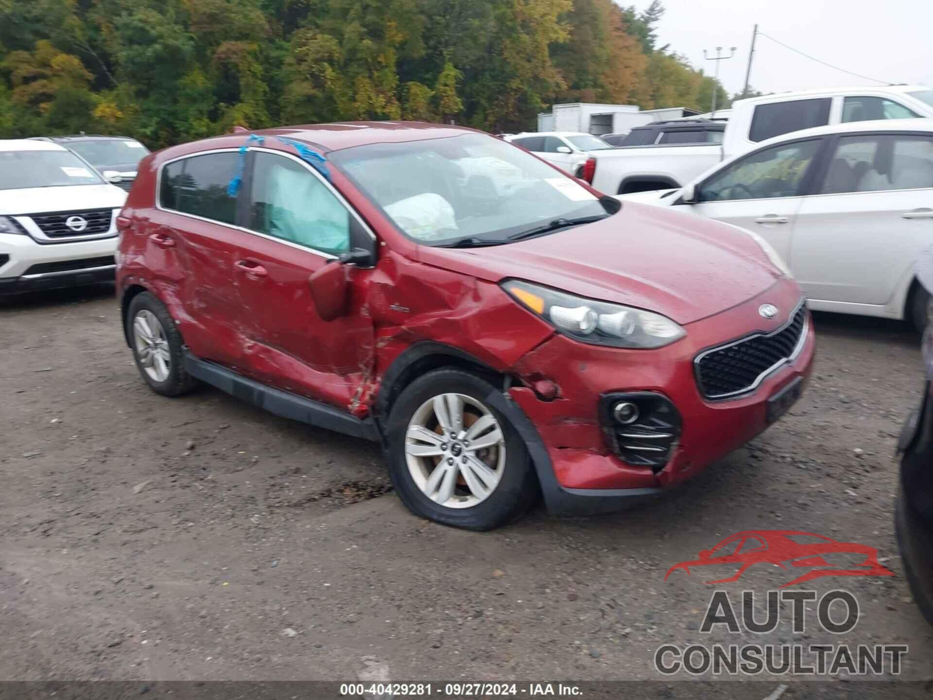 KIA SPORTAGE 2017 - KNDPMCAC6H7086284