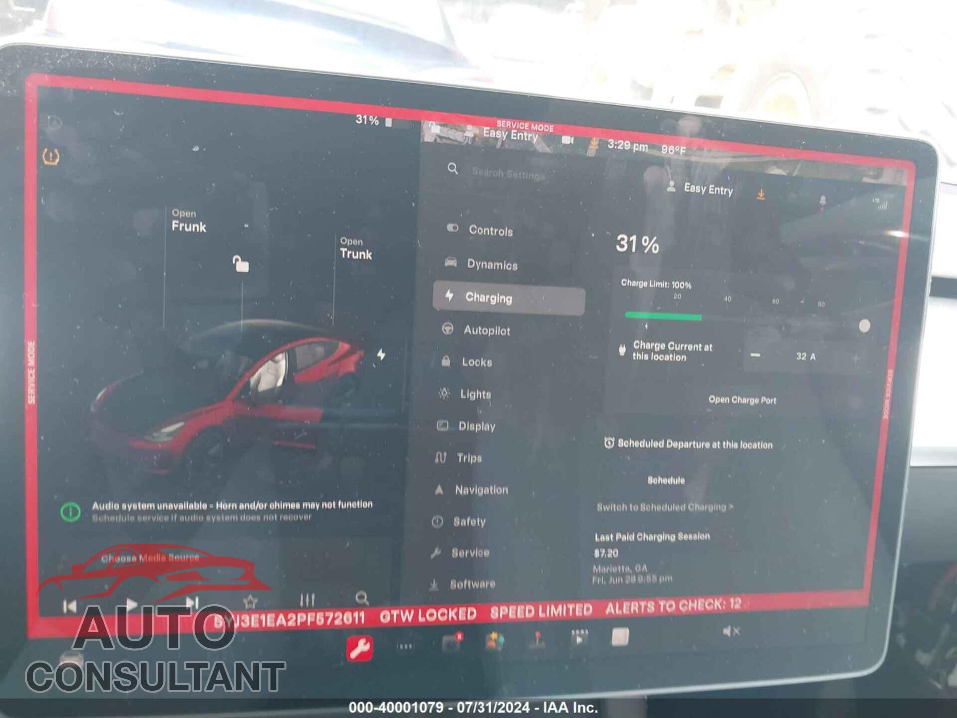 TESLA MODEL 3 2023 - 5YJ3E1EA2PF572611