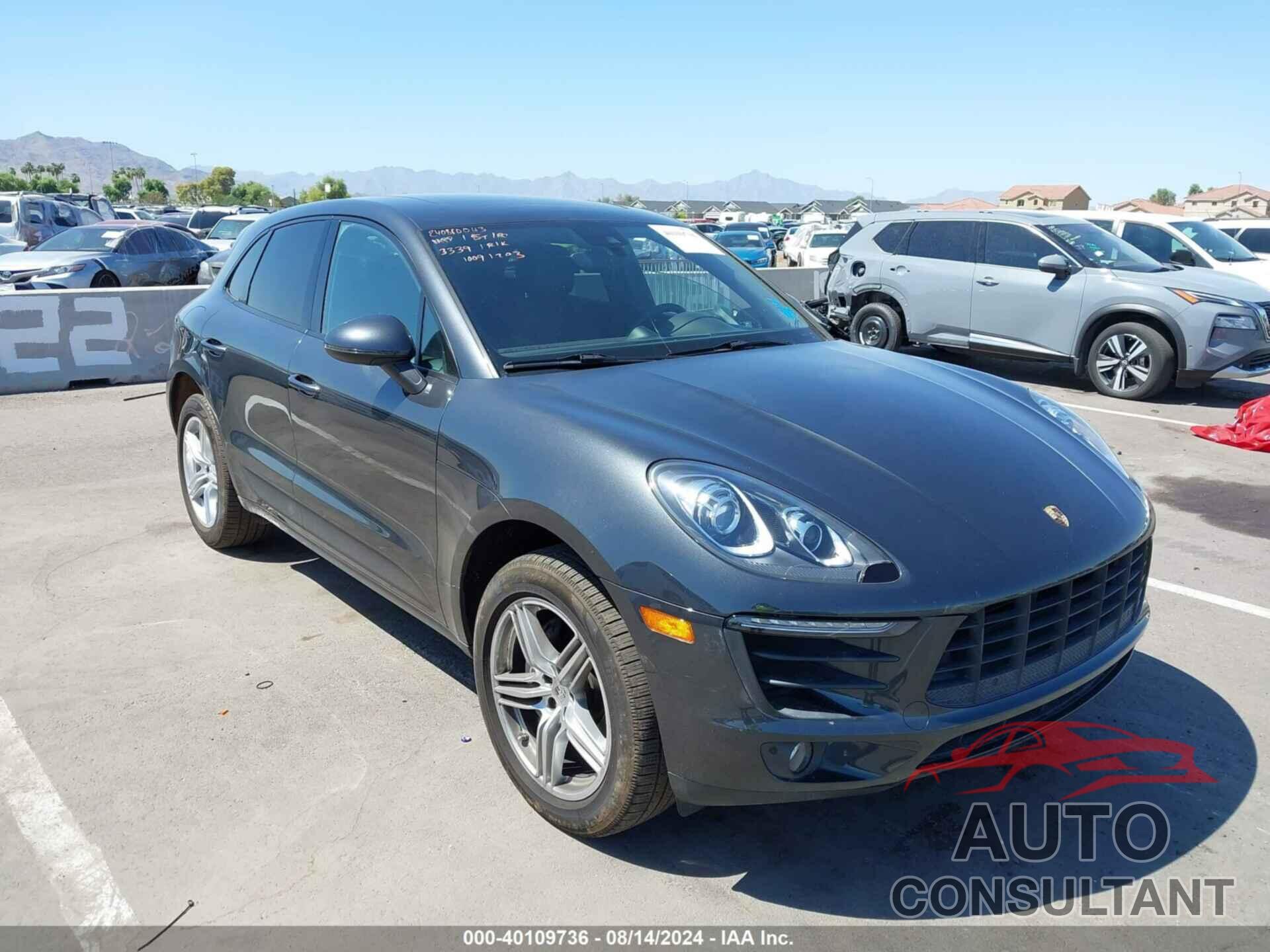 PORSCHE MACAN 2017 - WP1AA2A58HLB83339