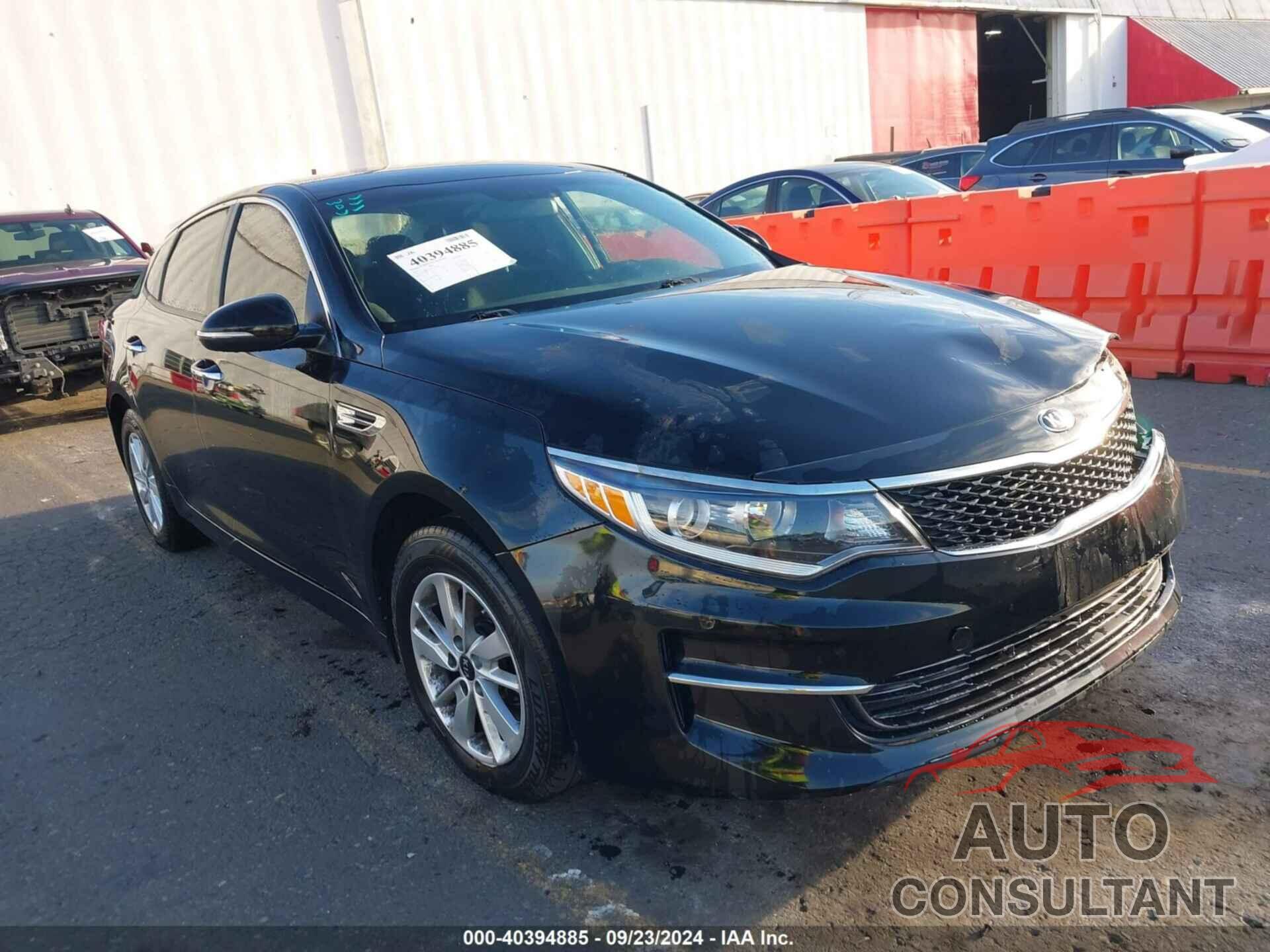 KIA OPTIMA 2016 - KNAGT4L30G5120457