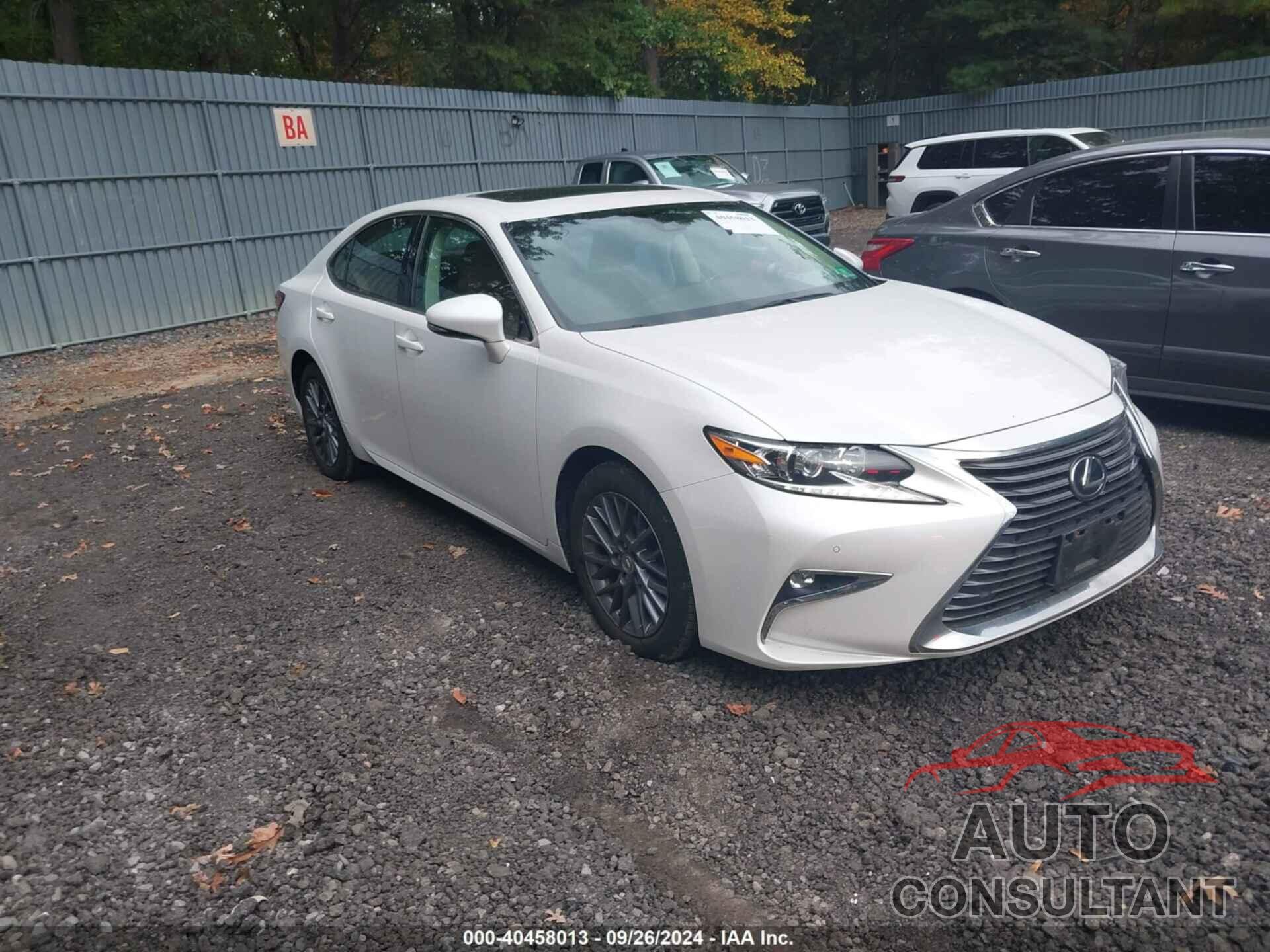 LEXUS ES 350 2018 - 58ABK1GG9JU095345