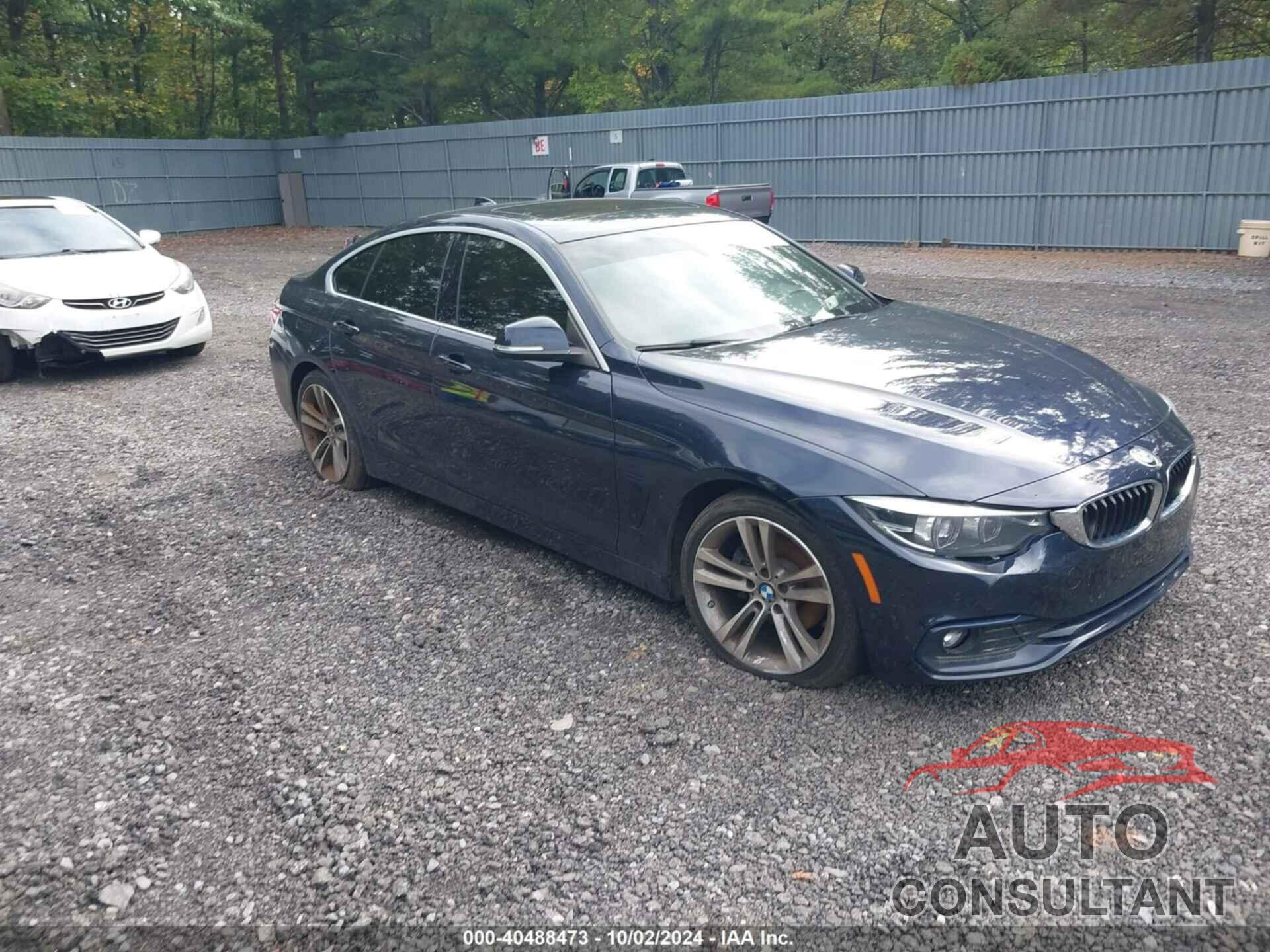 BMW 430I GRAN COUPE 2019 - WBA4J1C56KBM18966