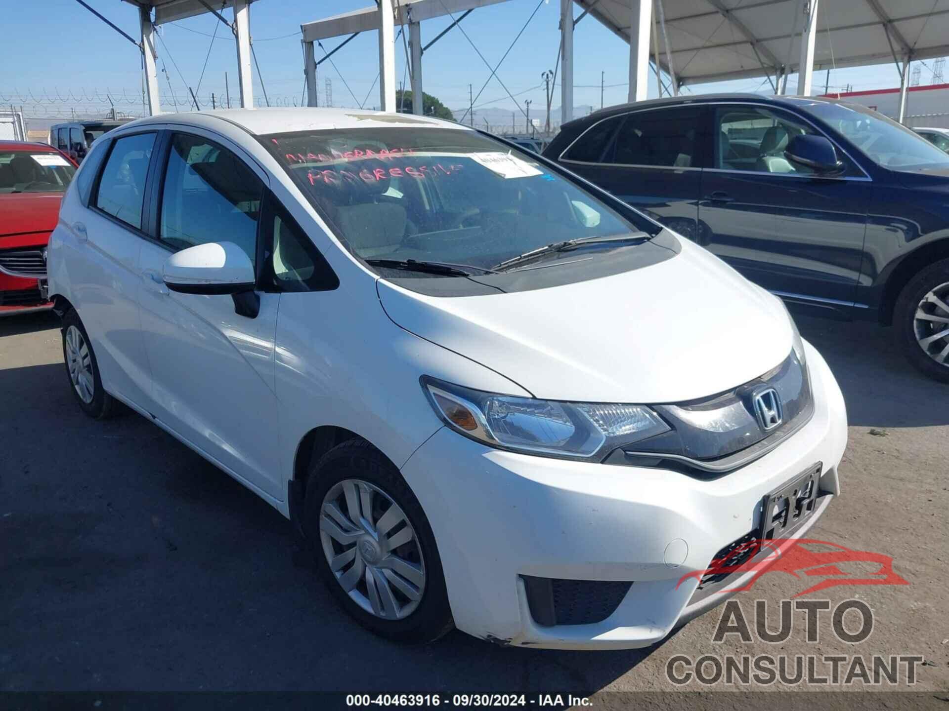 HONDA FIT 2017 - 3HGGK5H52HM713465