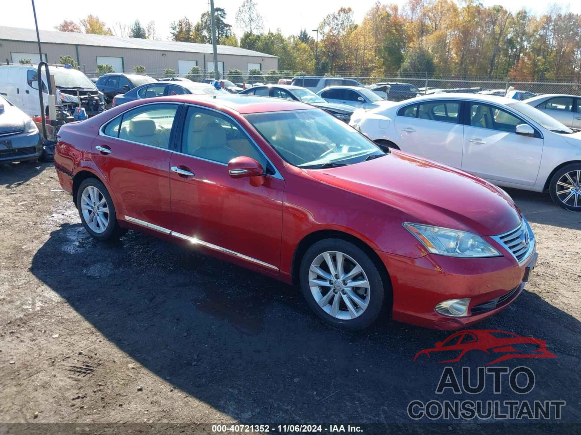 LEXUS ES 350 2010 - JTHBK1EG6A2353278