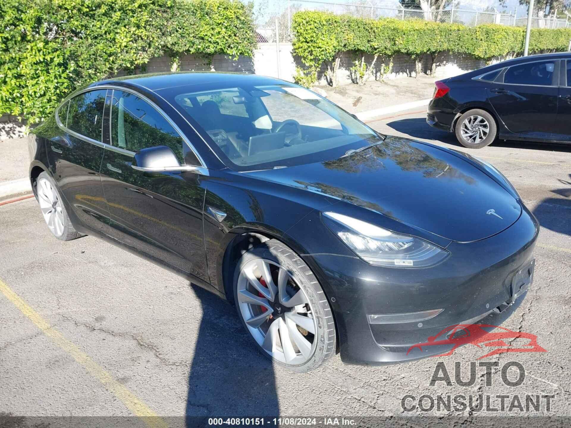 TESLA MODEL 3 2019 - 5YJ3E1EB9KF425655