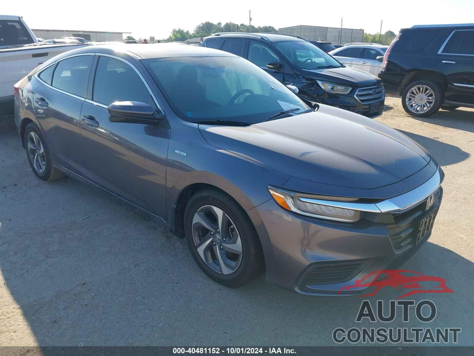 HONDA INSIGHT 2019 - 19XZE4F51KE014194