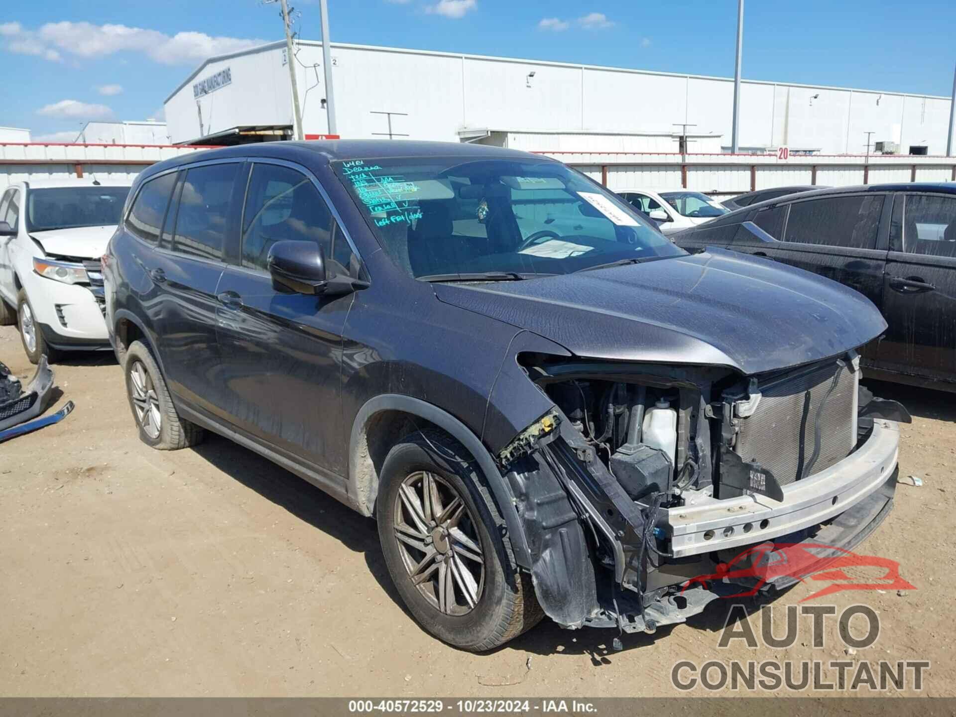 HONDA PILOT 2016 - 5FNYF5H35GB051034