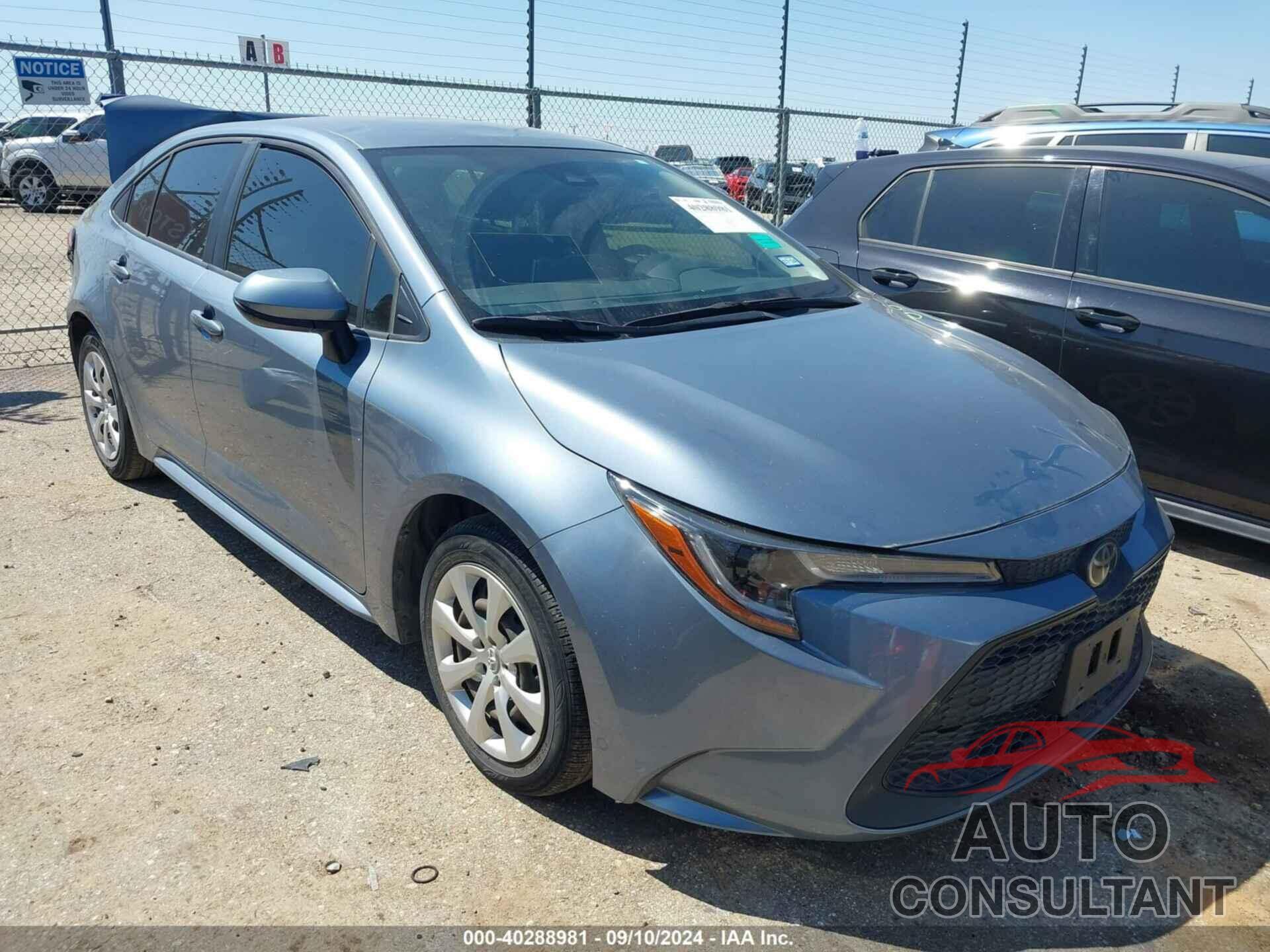 TOYOTA COROLLA 2021 - JTDEPMAE6MJ118220