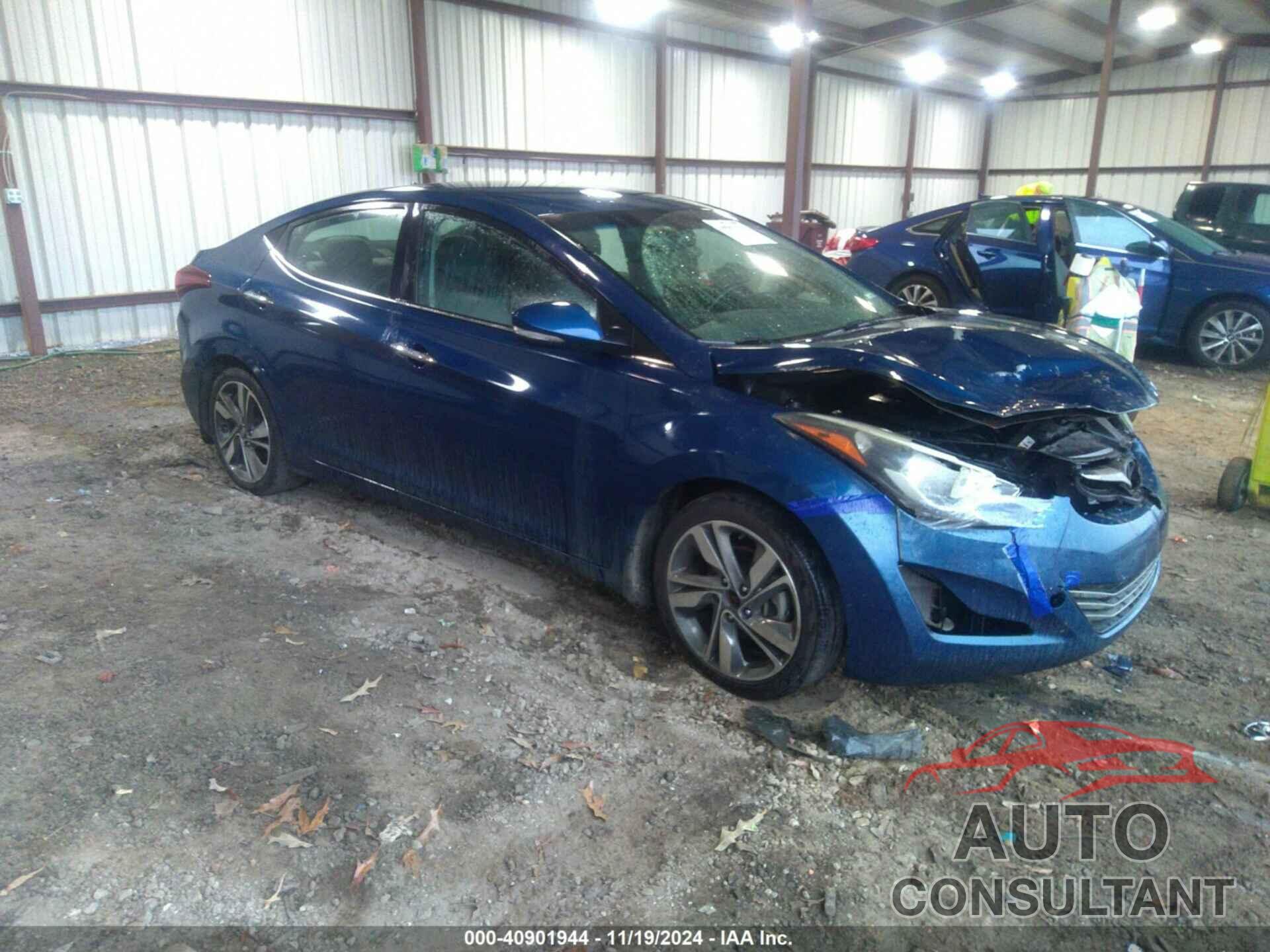 HYUNDAI ELANTRA 2015 - KMHDH4AEXFU456886