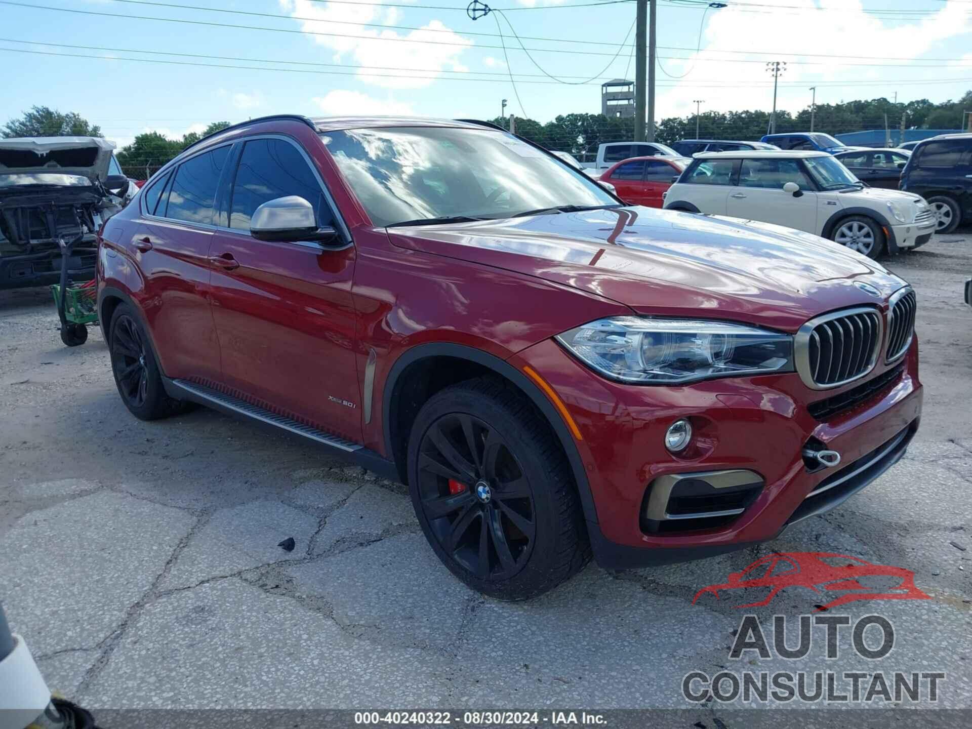 BMW X6 2016 - 5UXKU6C59G0R33587