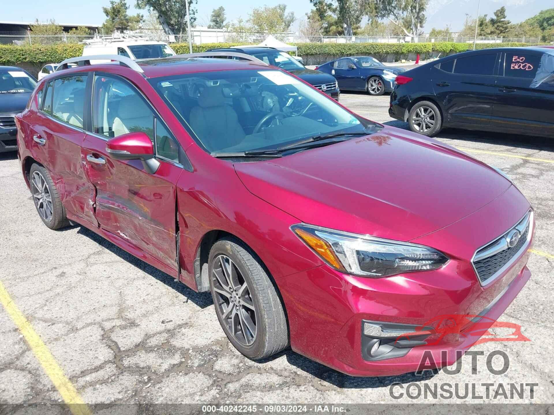 SUBARU IMPREZA 2019 - 4S3GTAU66K3718700