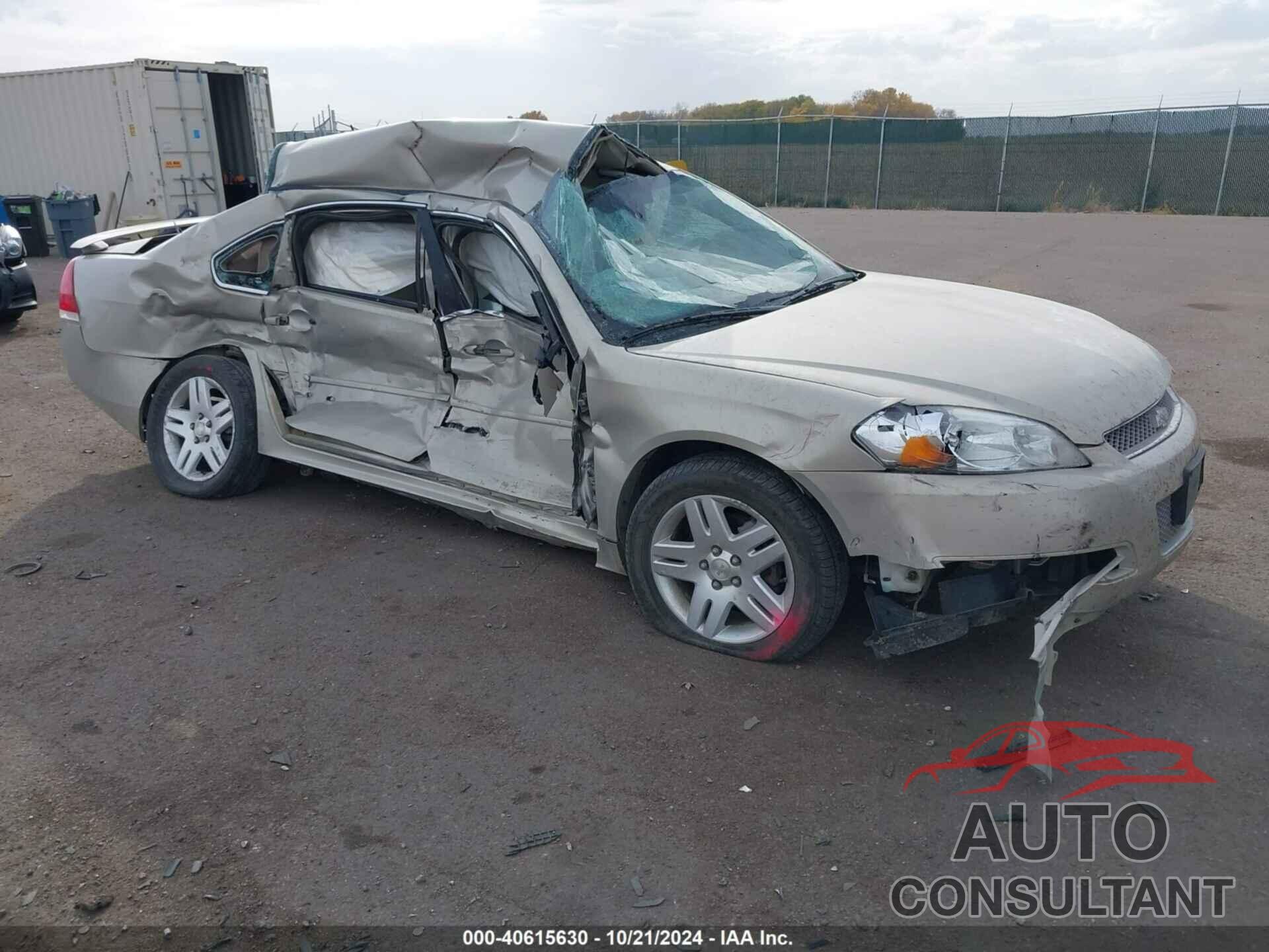 CHEVROLET IMPALA 2012 - 2G1WB5E35C1318945