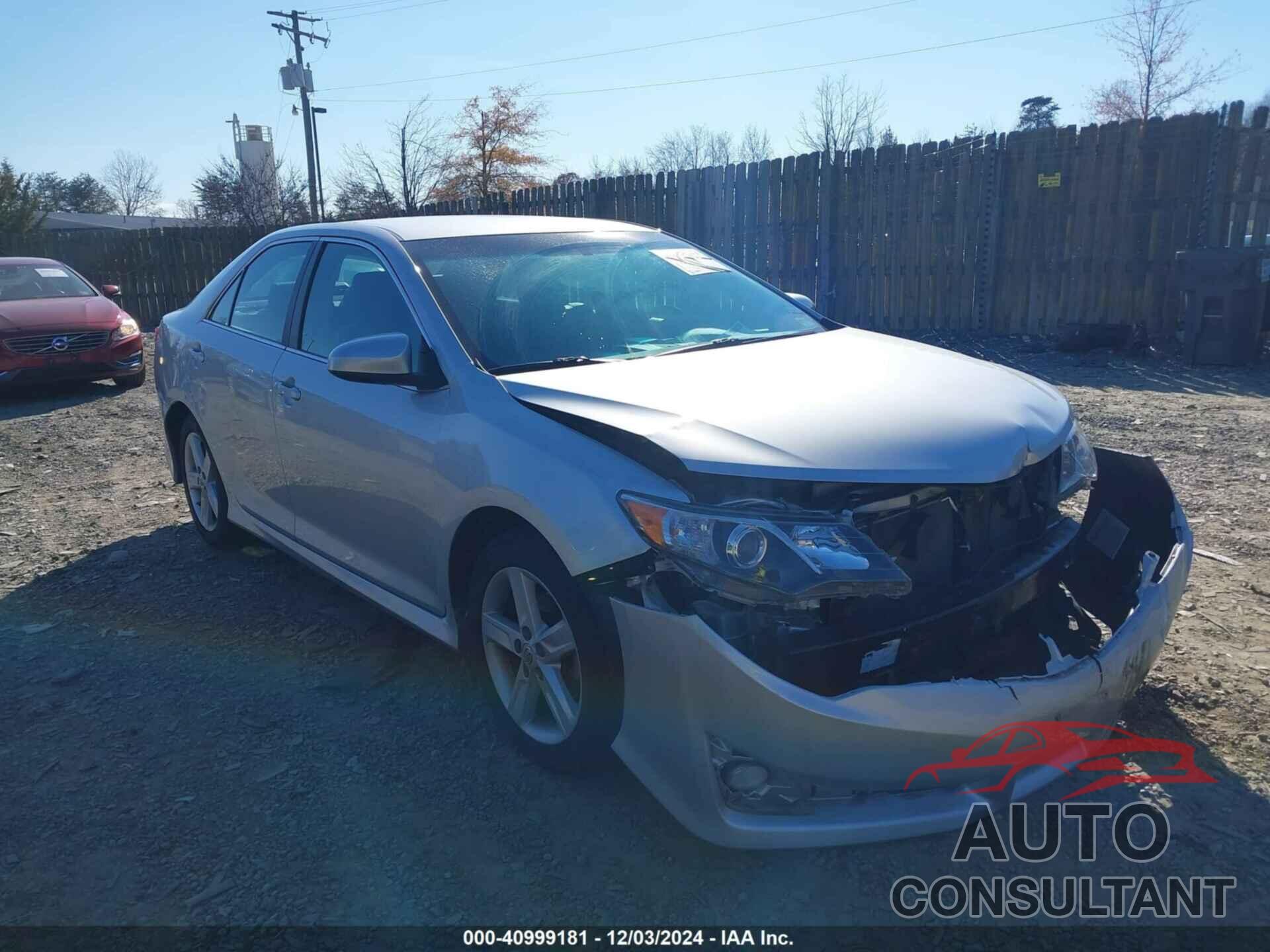 TOYOTA CAMRY 2012 - 4T1BF1FK9CU127652