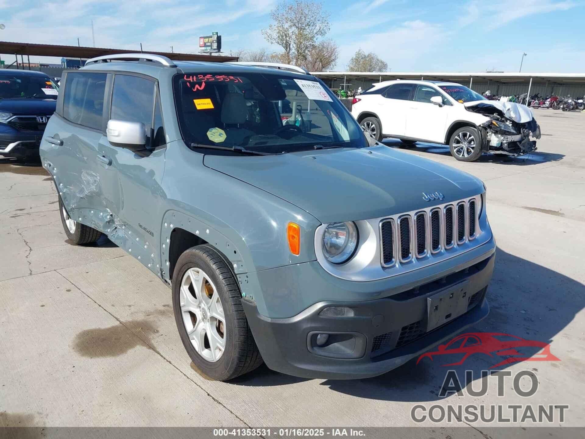 JEEP RENEGADE 2018 - ZACCJADB0JPH92528