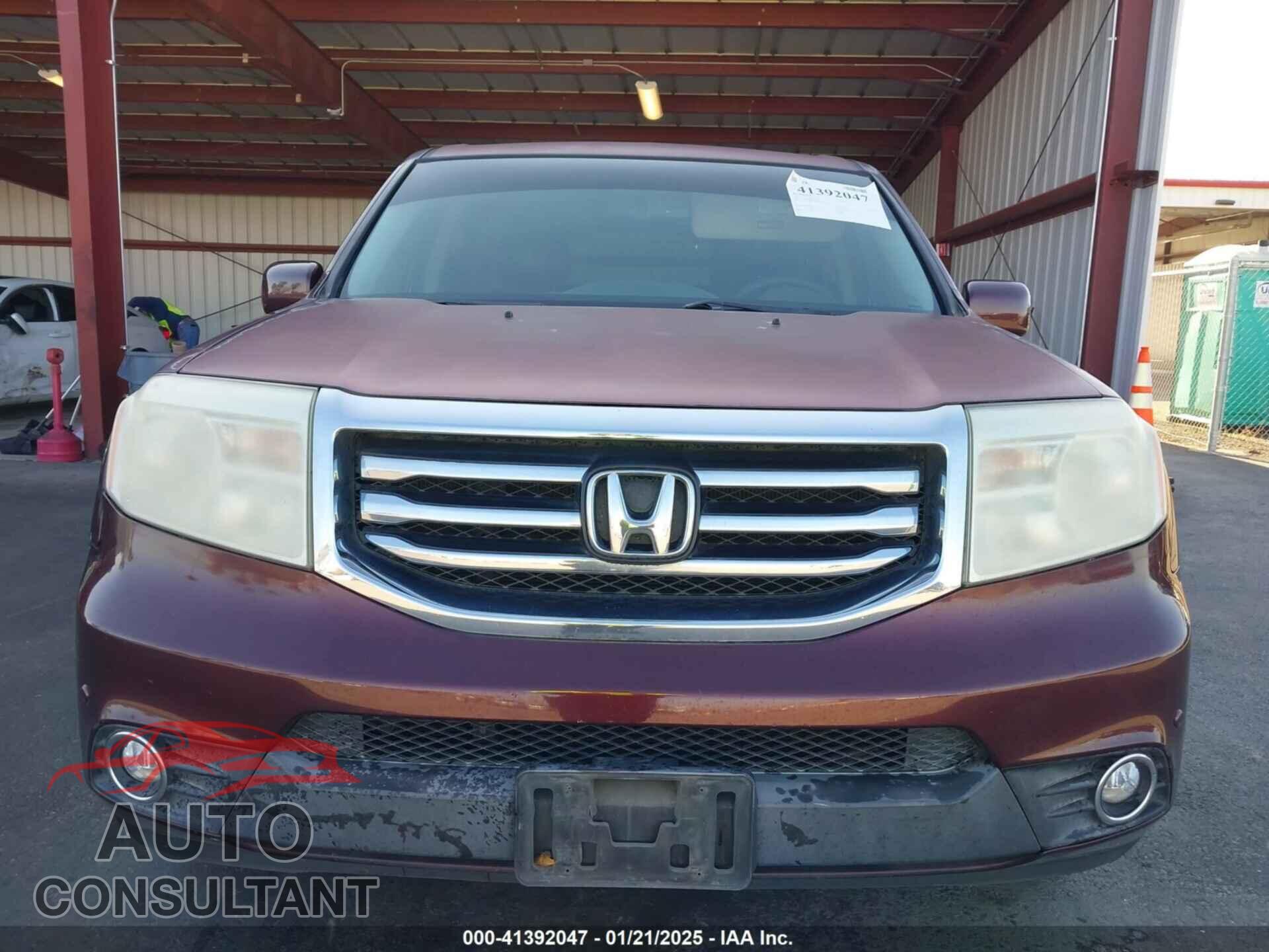 HONDA PILOT 2012 - 5FNYF4H92CB044244