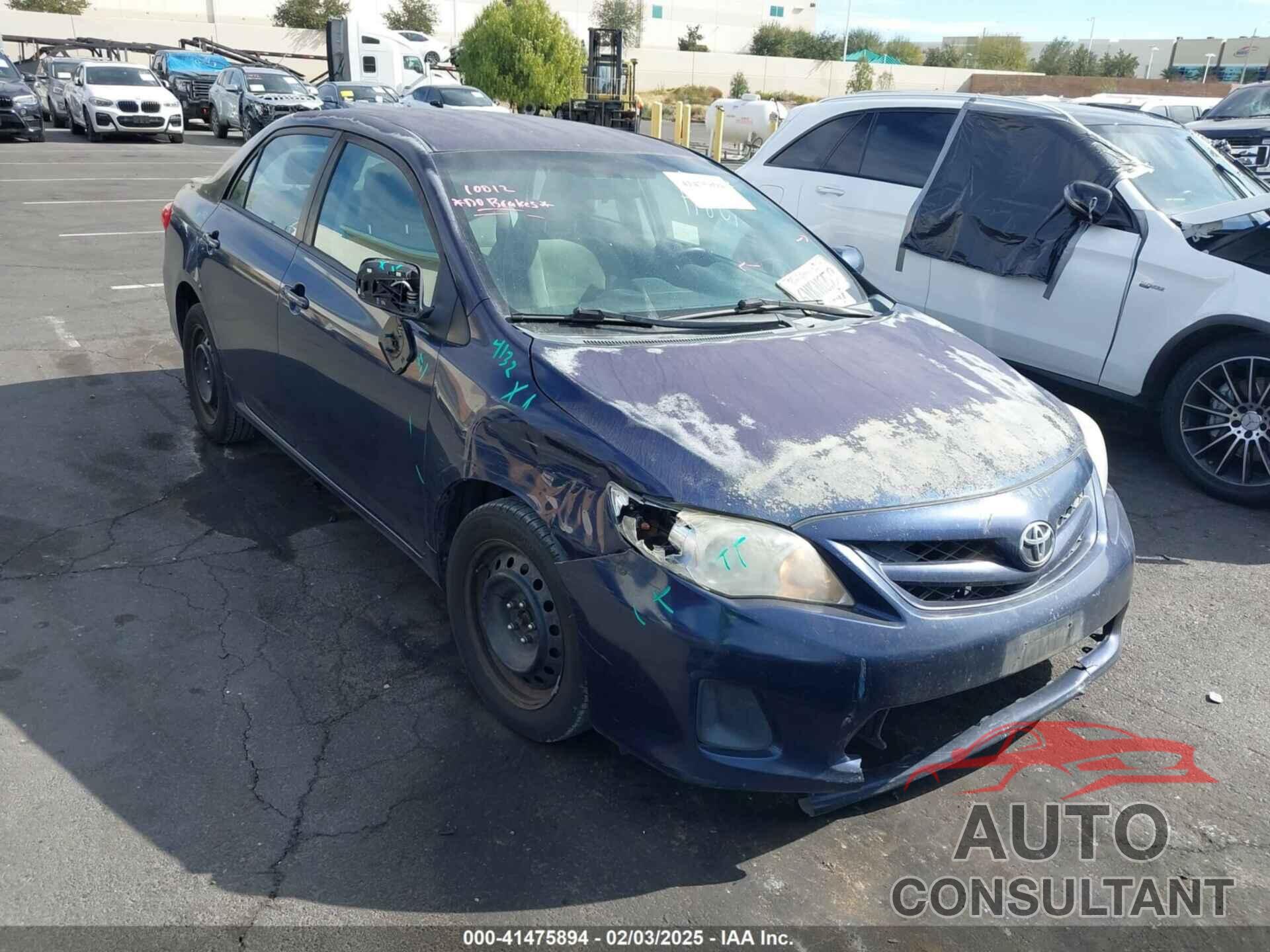 TOYOTA COROLLA 2012 - 2T1BU4EE2CC810295