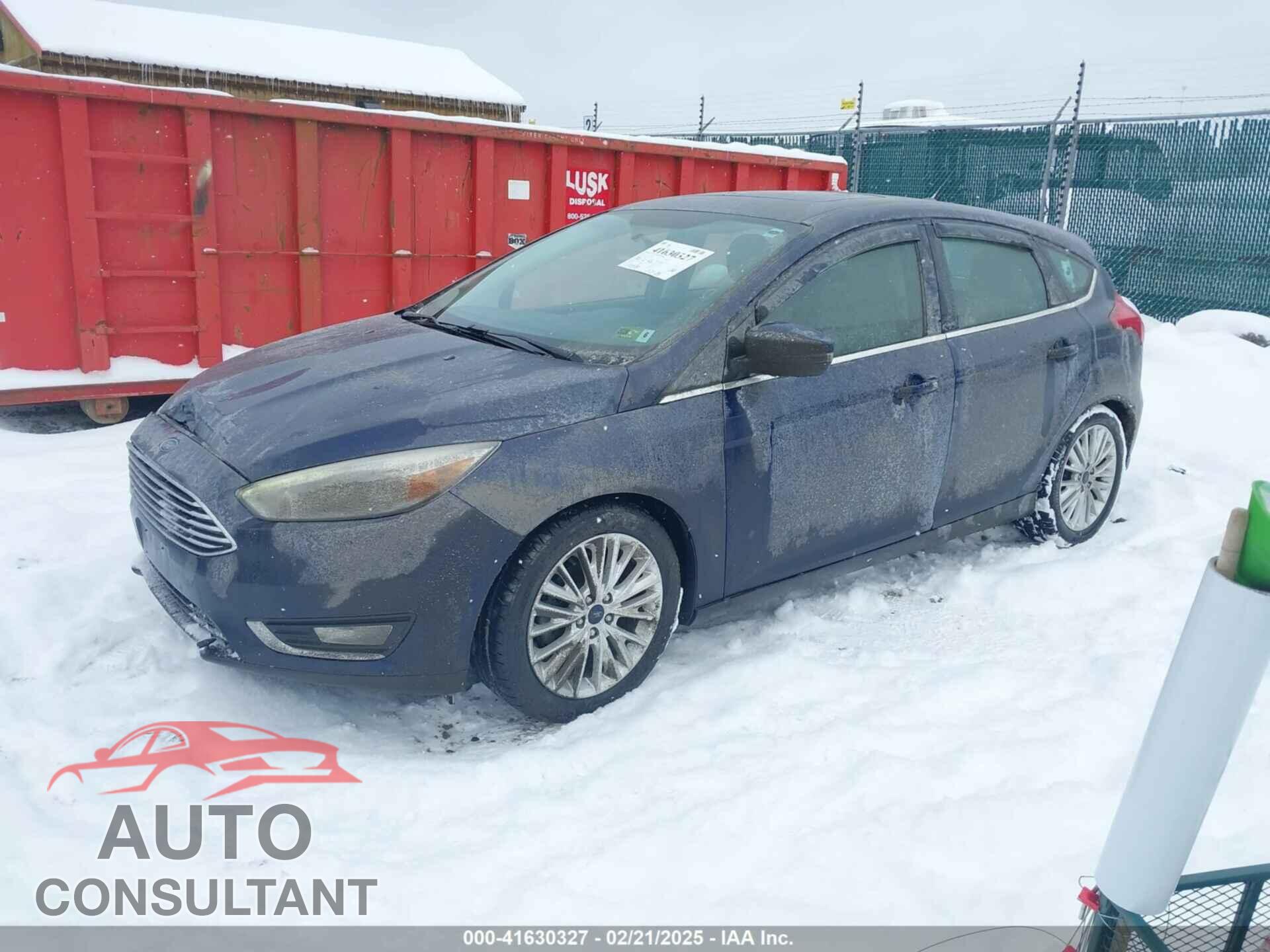 FORD FOCUS 2017 - 1FADP3N25HL272276