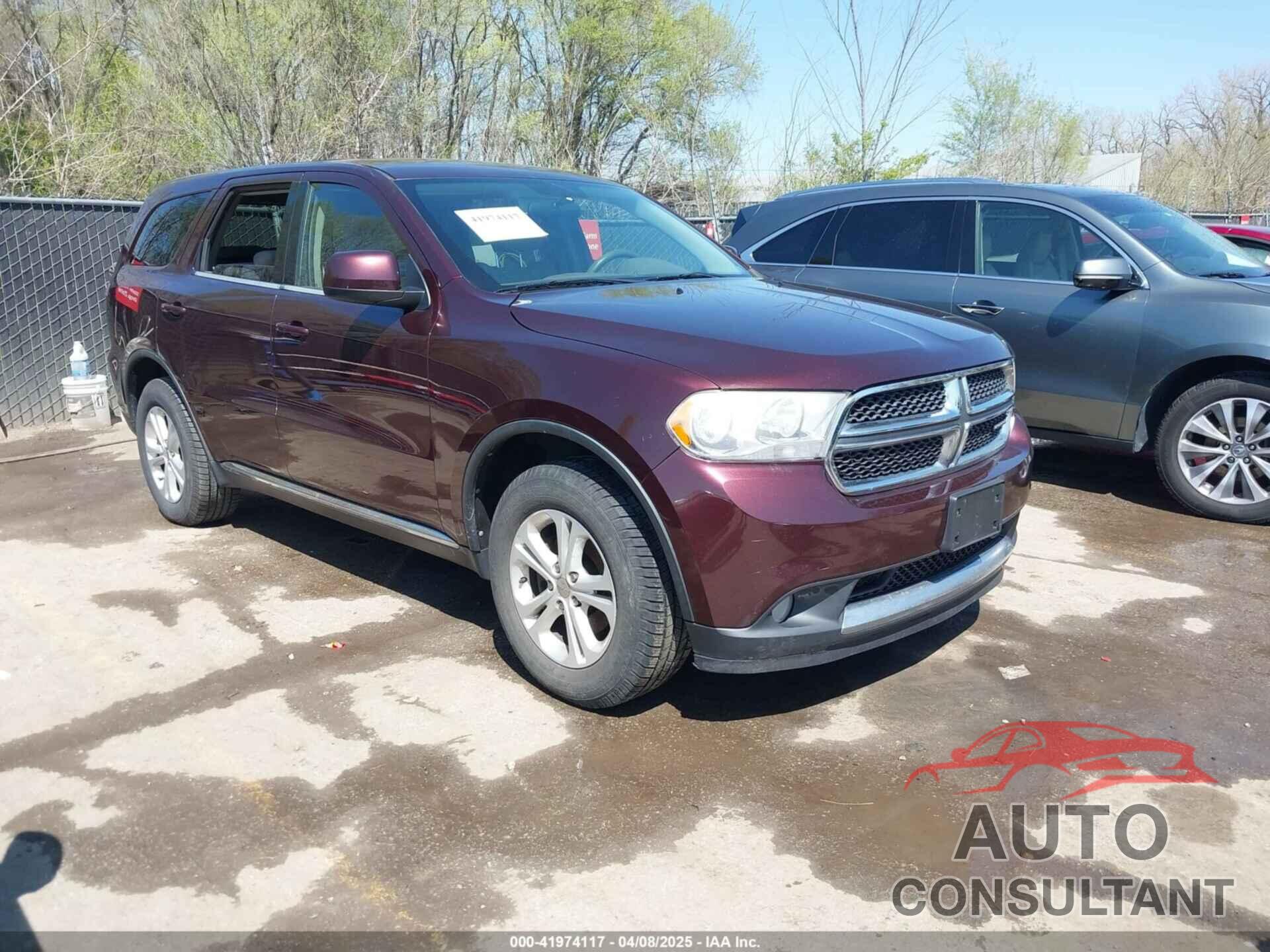 DODGE DURANGO 2012 - 1C4RDJAG5CC301640