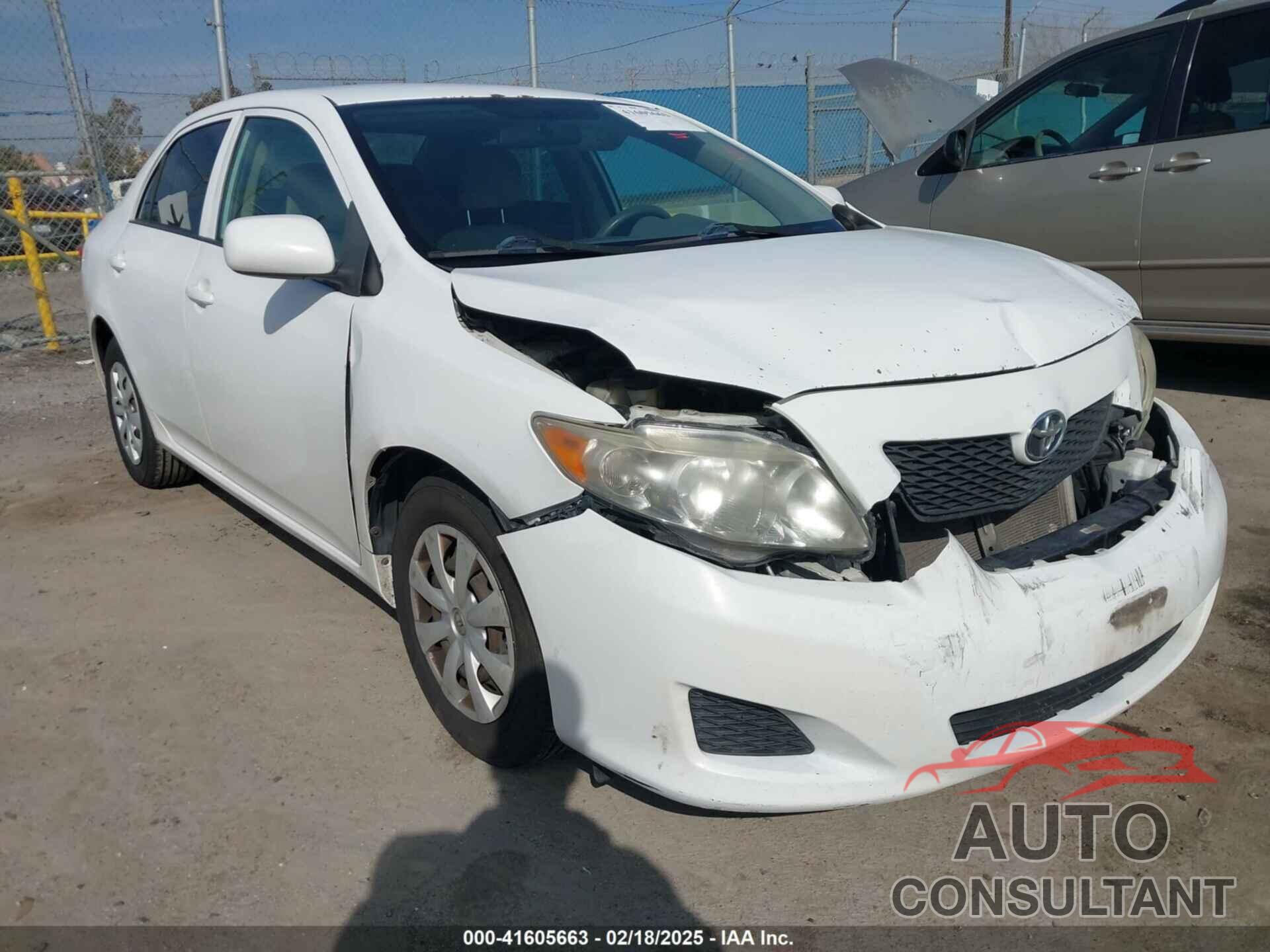 TOYOTA COROLLA 2009 - 1NXBU40E79Z092161