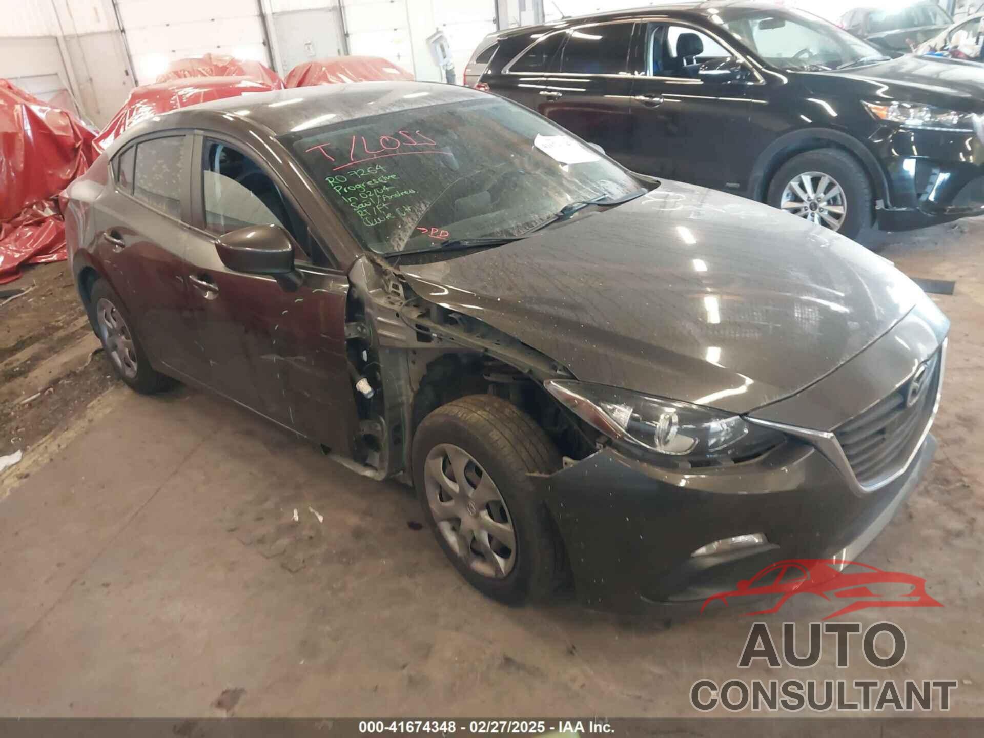 MAZDA MAZDA3 2016 - JM1BM1T75G1286511