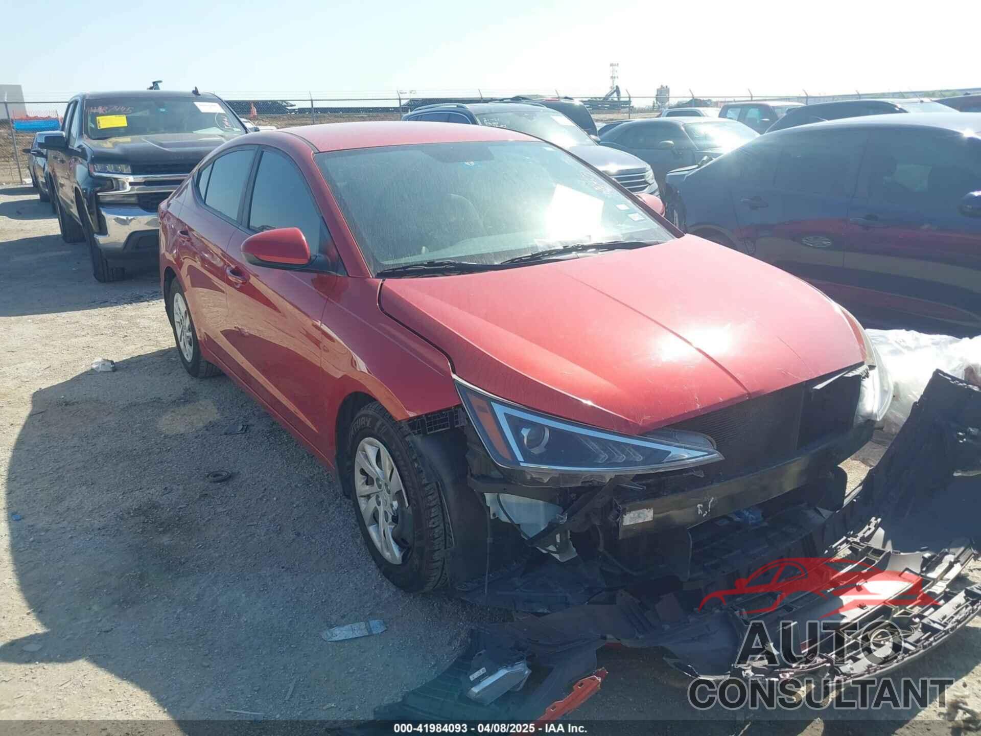 HYUNDAI ELANTRA 2019 - 5NPD74LF1KH478373