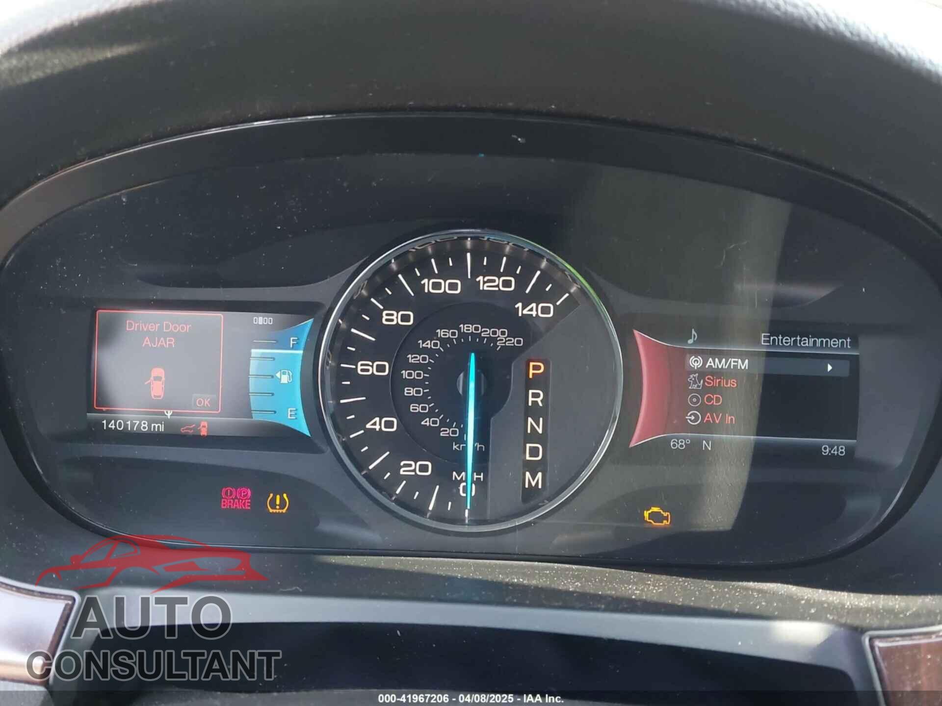 FORD EDGE 2011 - 2FMDK4KC9BBA31187