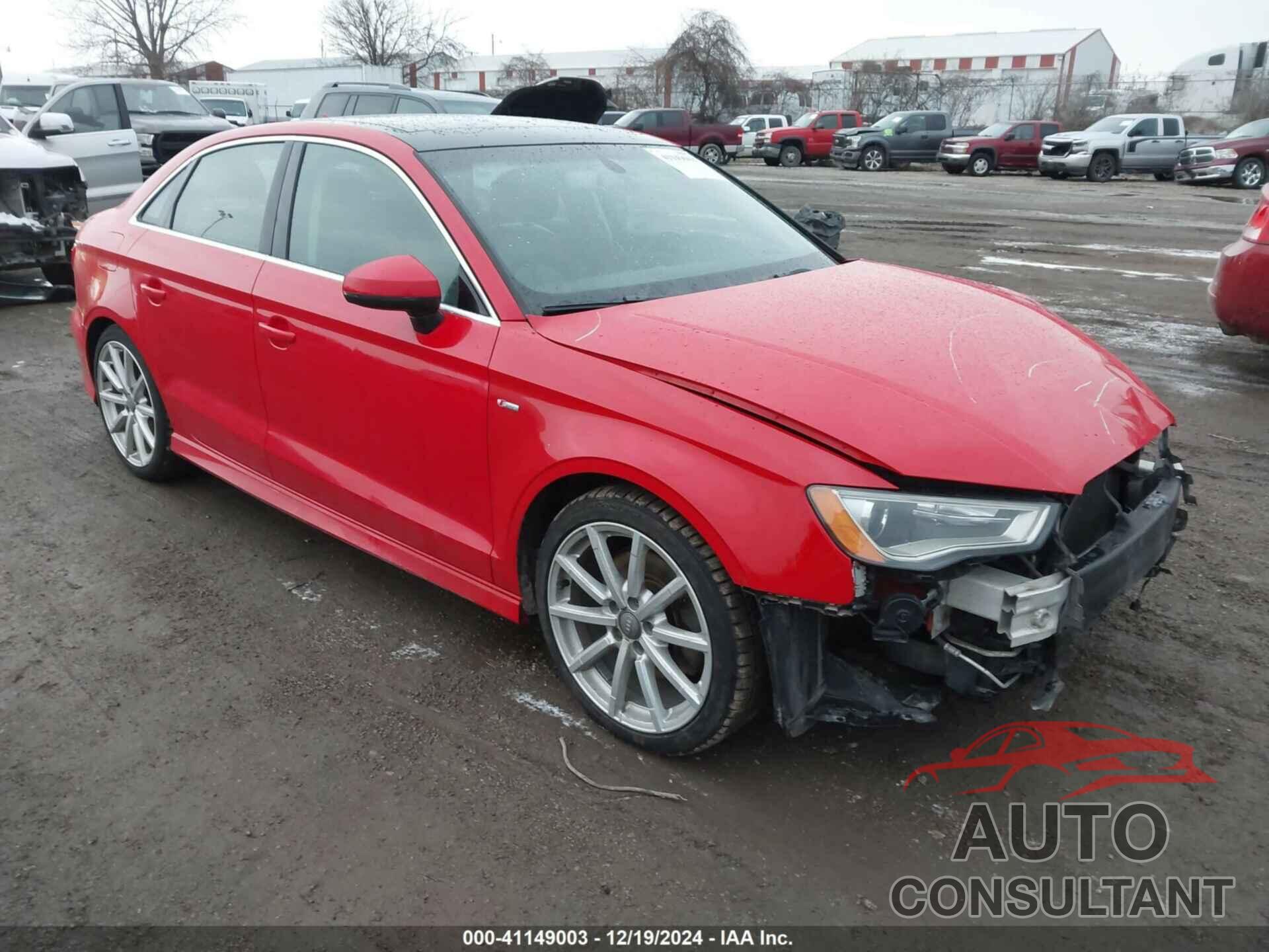 AUDI A3 2016 - WAUJ8GFF3G1039619