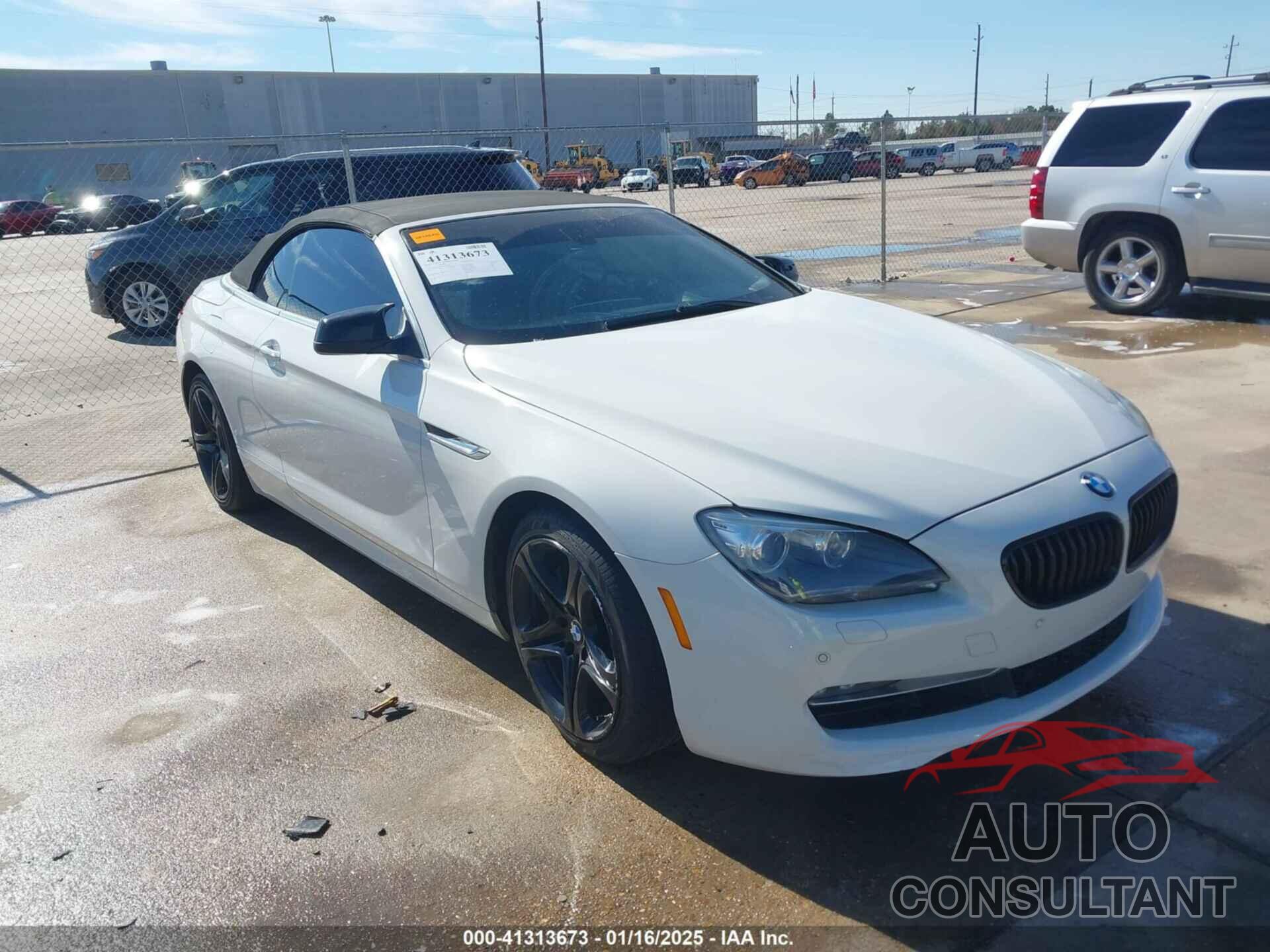 BMW 6 SERIES 2012 - WBALZ3C50CDL70418