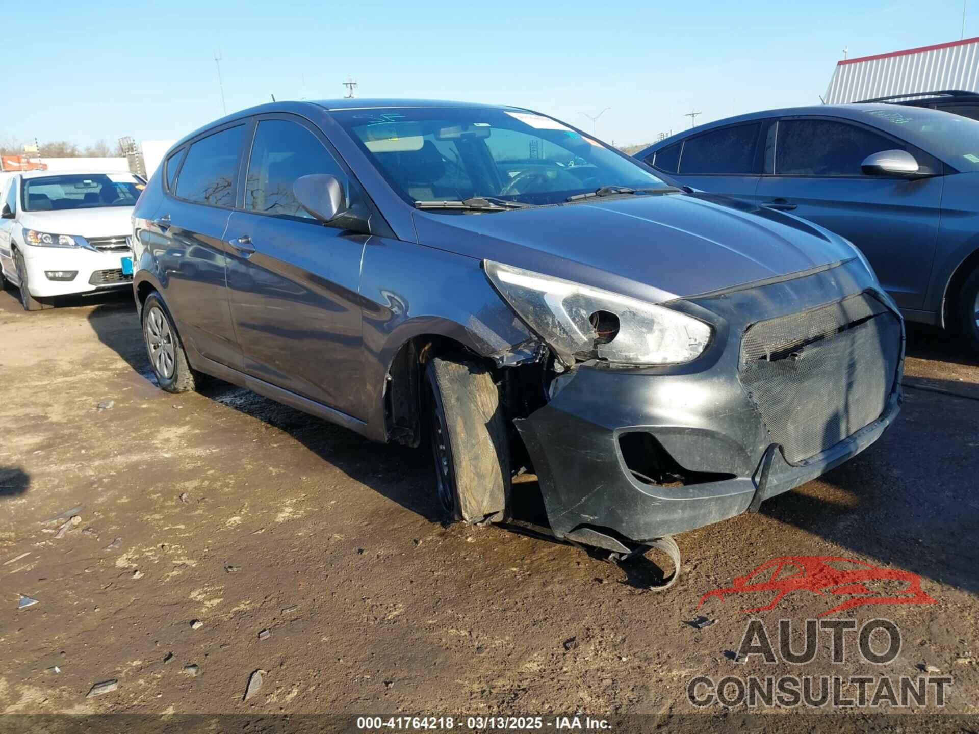 HYUNDAI ACCENT 2016 - KMHCT5AE4GU276434