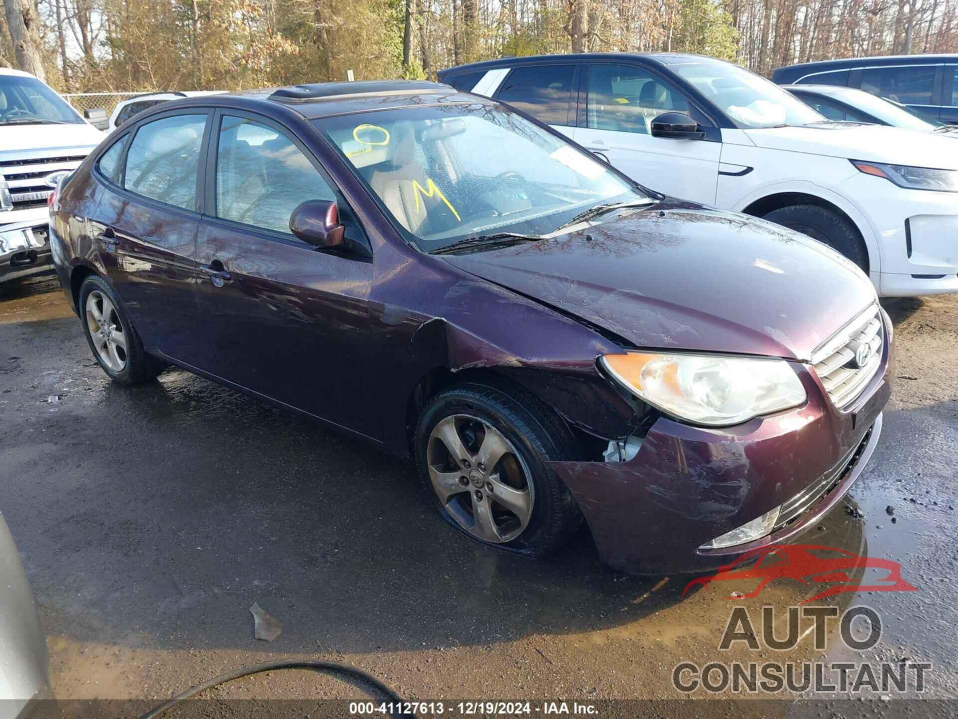 HYUNDAI ELANTRA 2009 - KMHDU46D79U603598