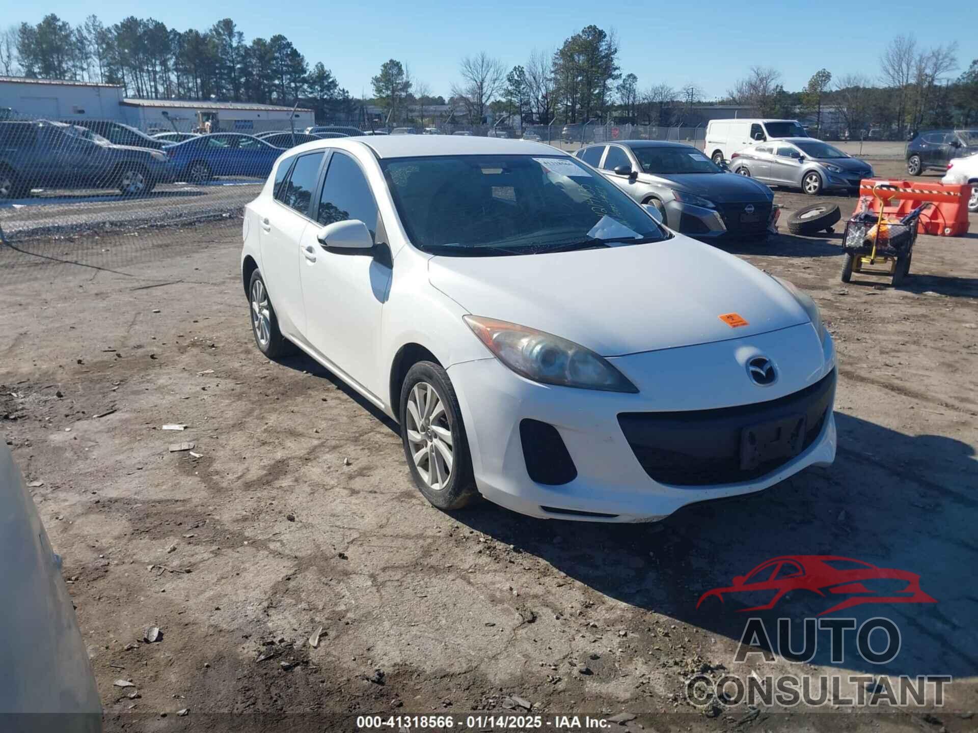 MAZDA MAZDA3 2013 - JM1BL1L87D1712223