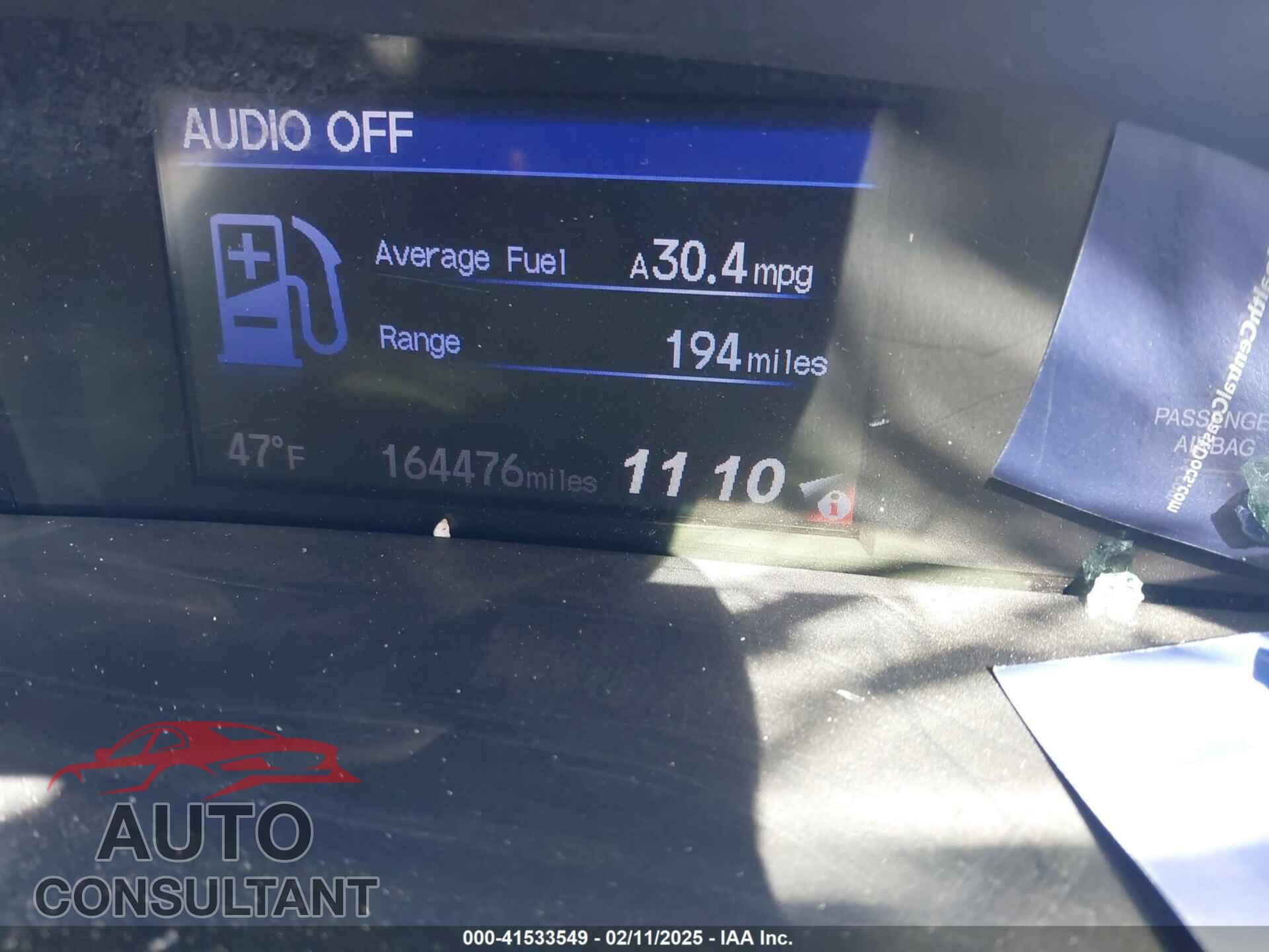 HONDA CIVIC 2013 - 19XFB2F87DE253472