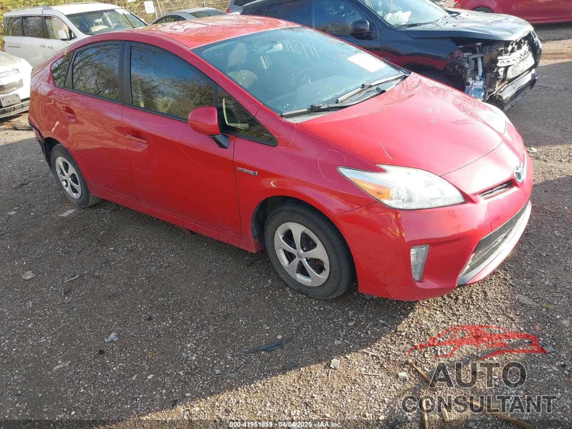 TOYOTA PRIUS 2013 - JTDKN3DUXD5696576