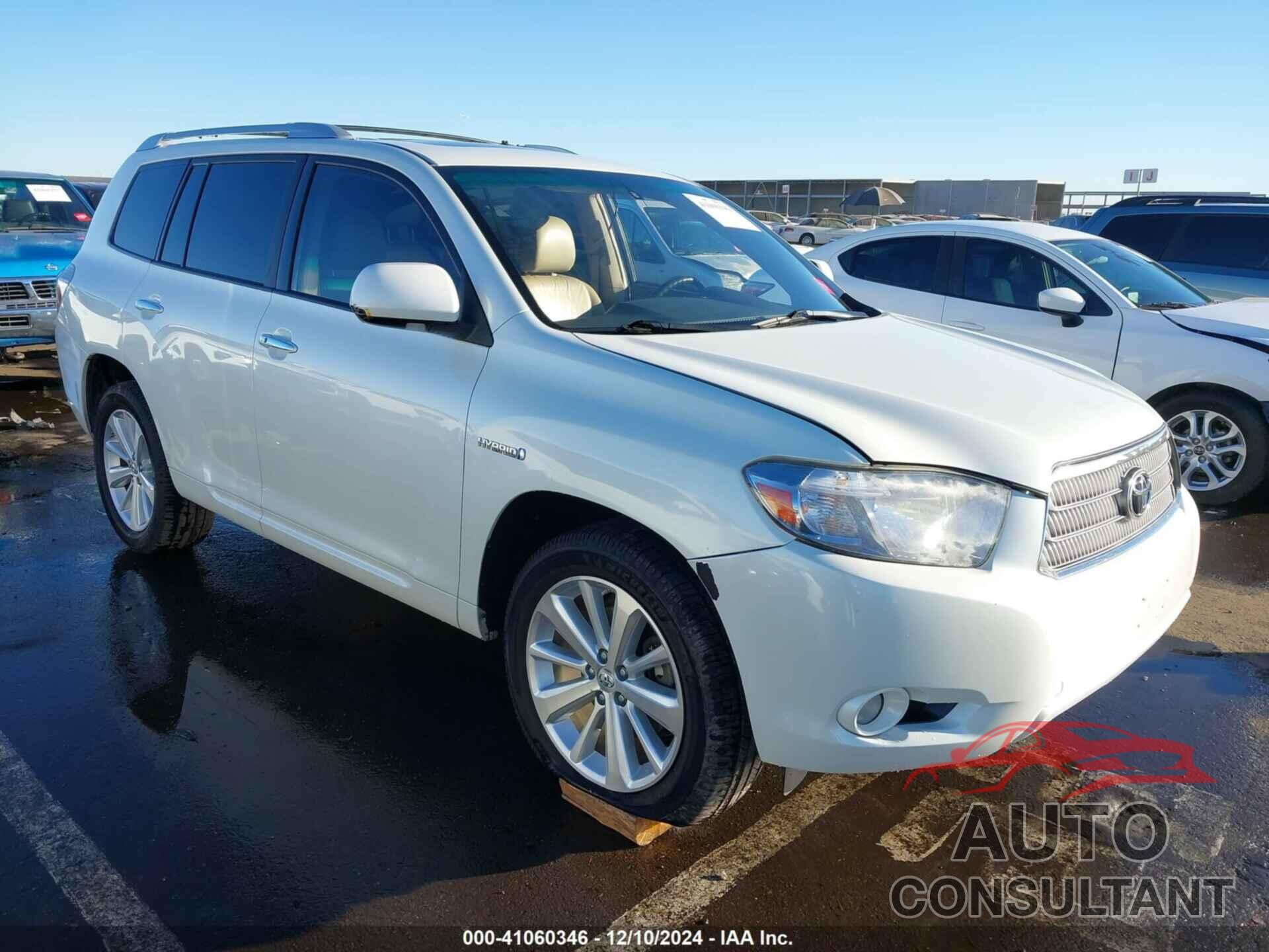 TOYOTA HIGHLANDER HYBRID 2010 - JTEJW3EH5A2047903