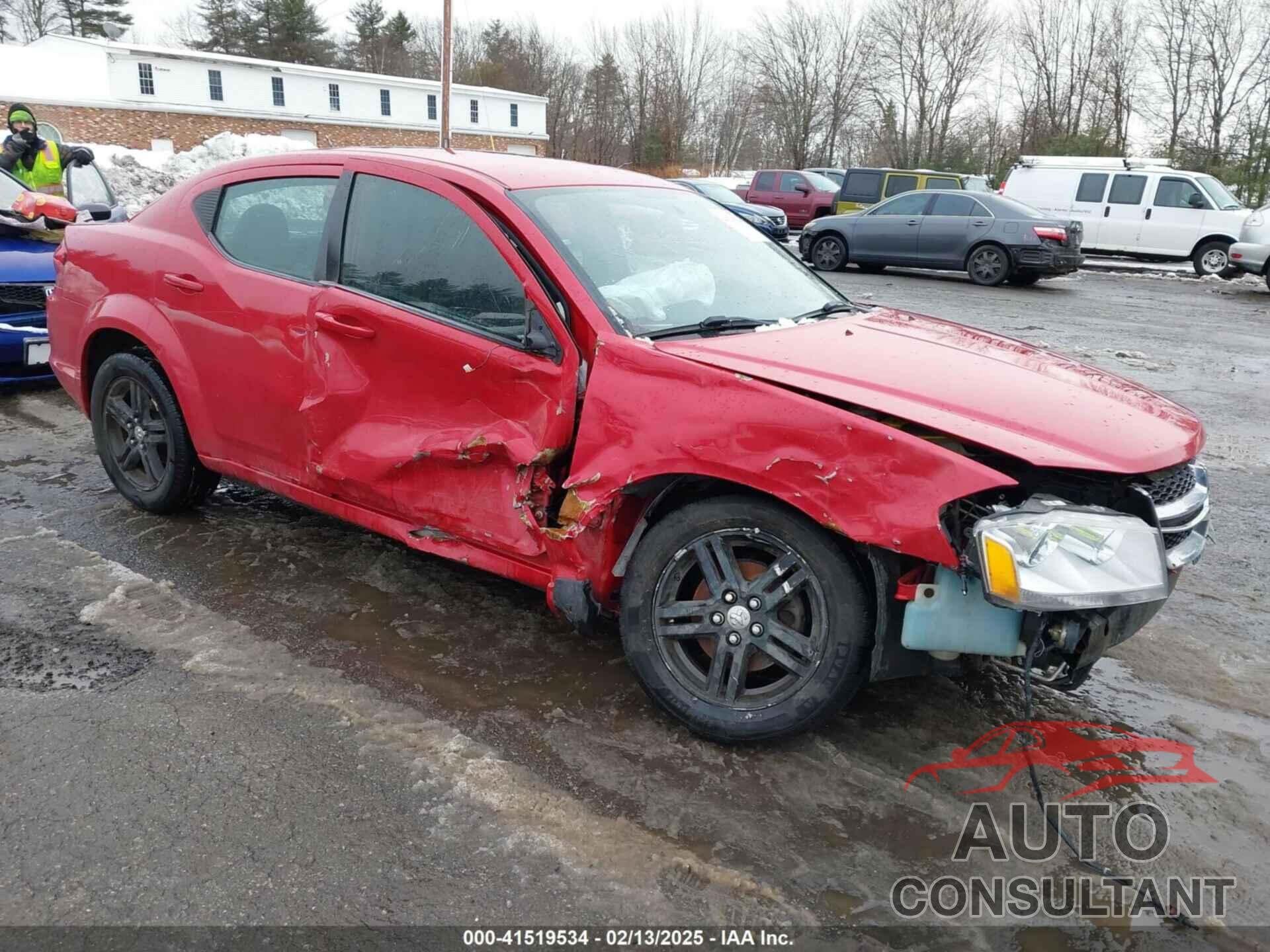 DODGE AVENGER 2012 - 1C3CDZABXCN214012