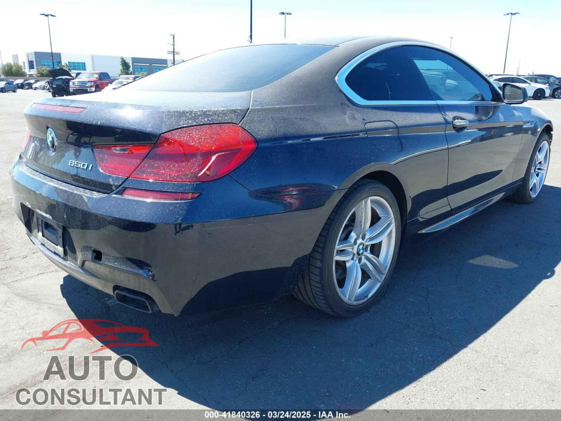 BMW 650I 2012 - WBALX3C56CDV77689