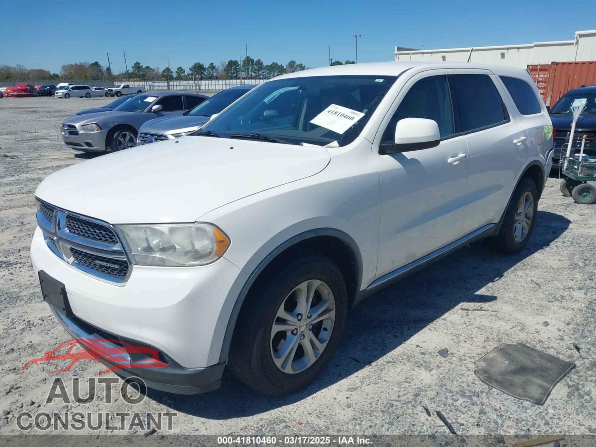DODGE DURANGO 2011 - 1D4RD2GG6BC618325