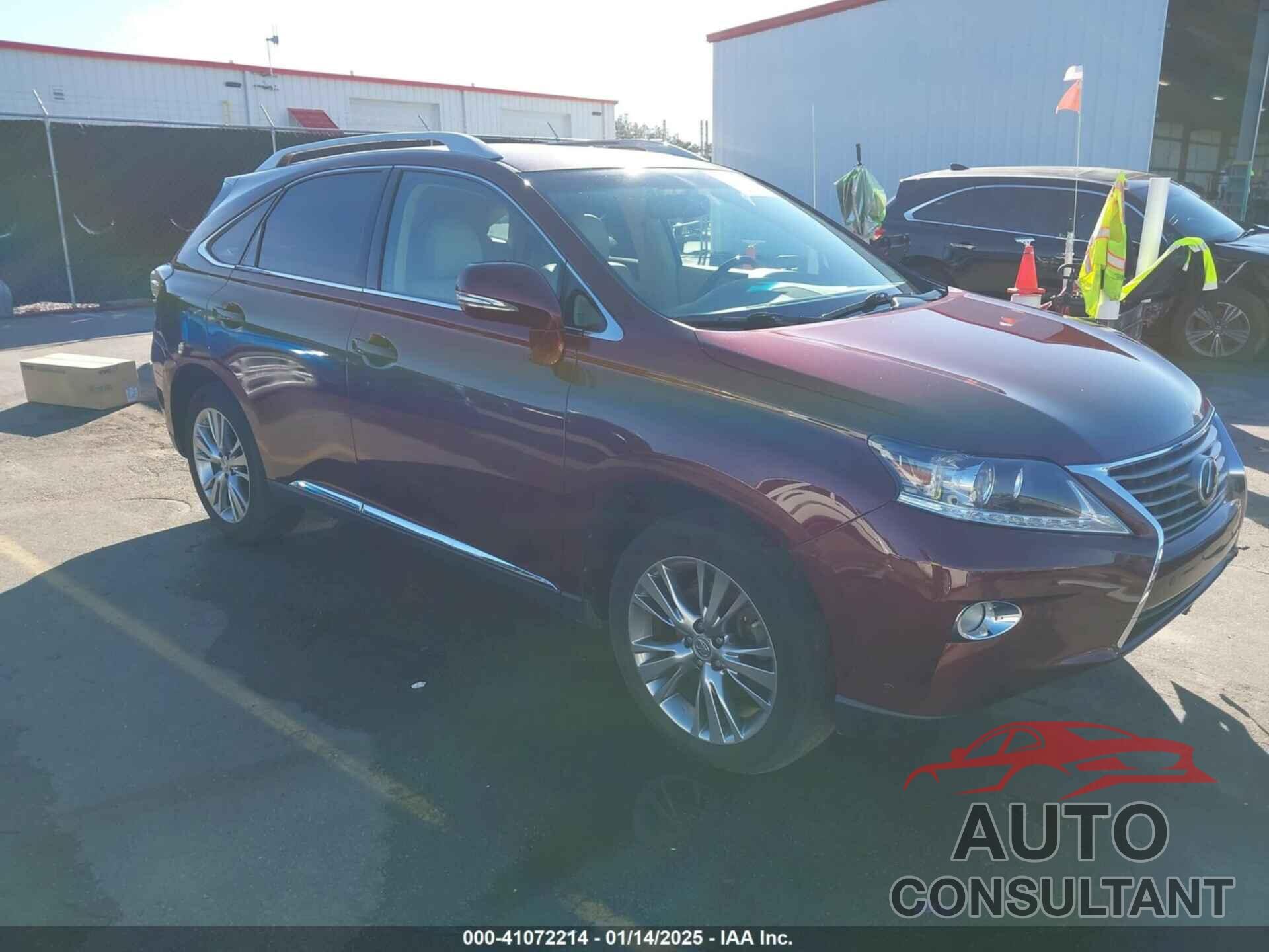 LEXUS RX 350 2013 - 2T2ZK1BA5DC117724