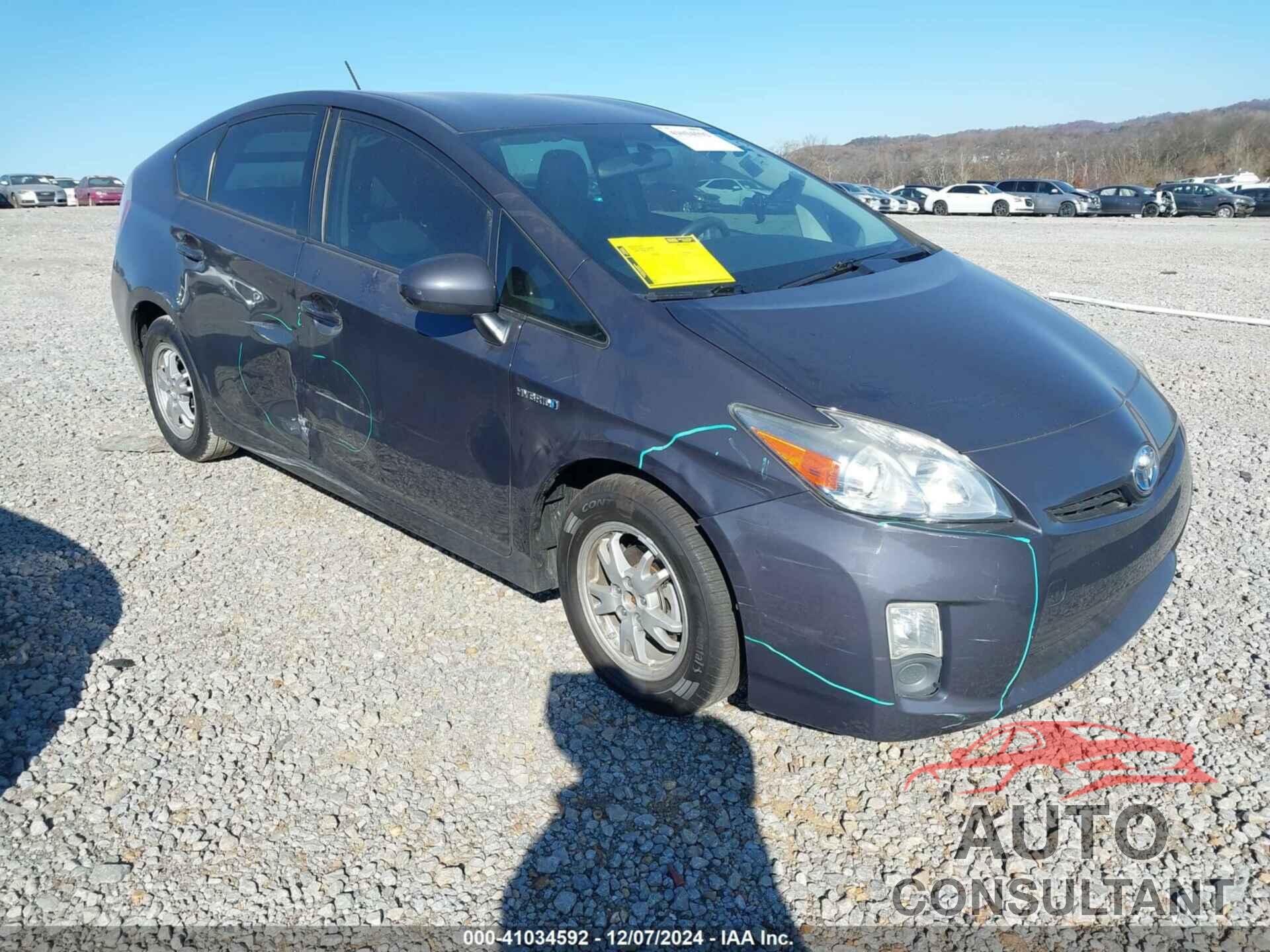 TOYOTA PRIUS 2010 - JTDKN3DU7A0207219