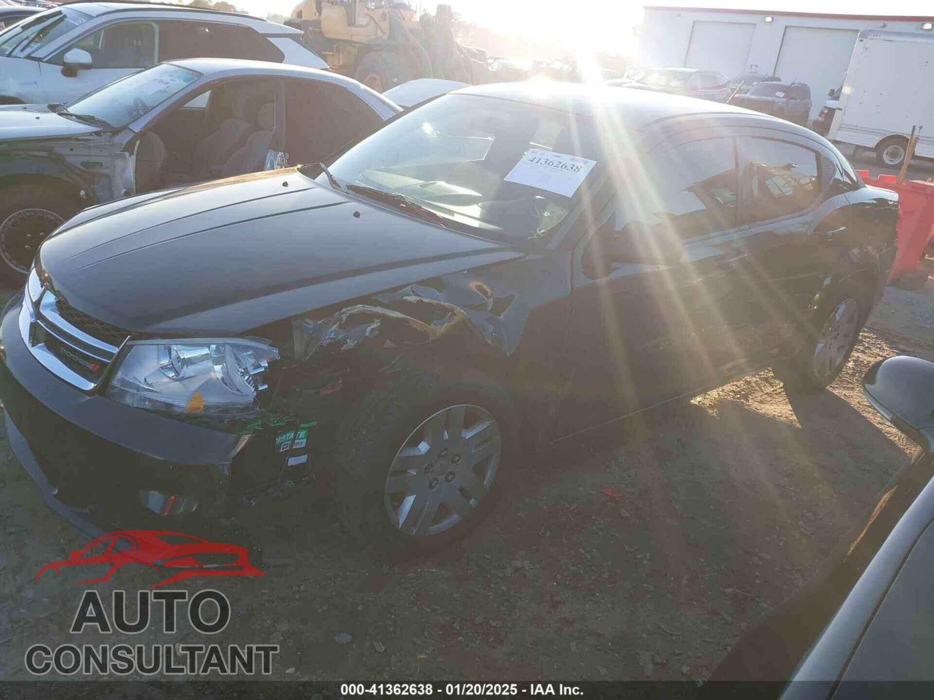 DODGE AVENGER 2013 - 1C3CDZAB5DN534291