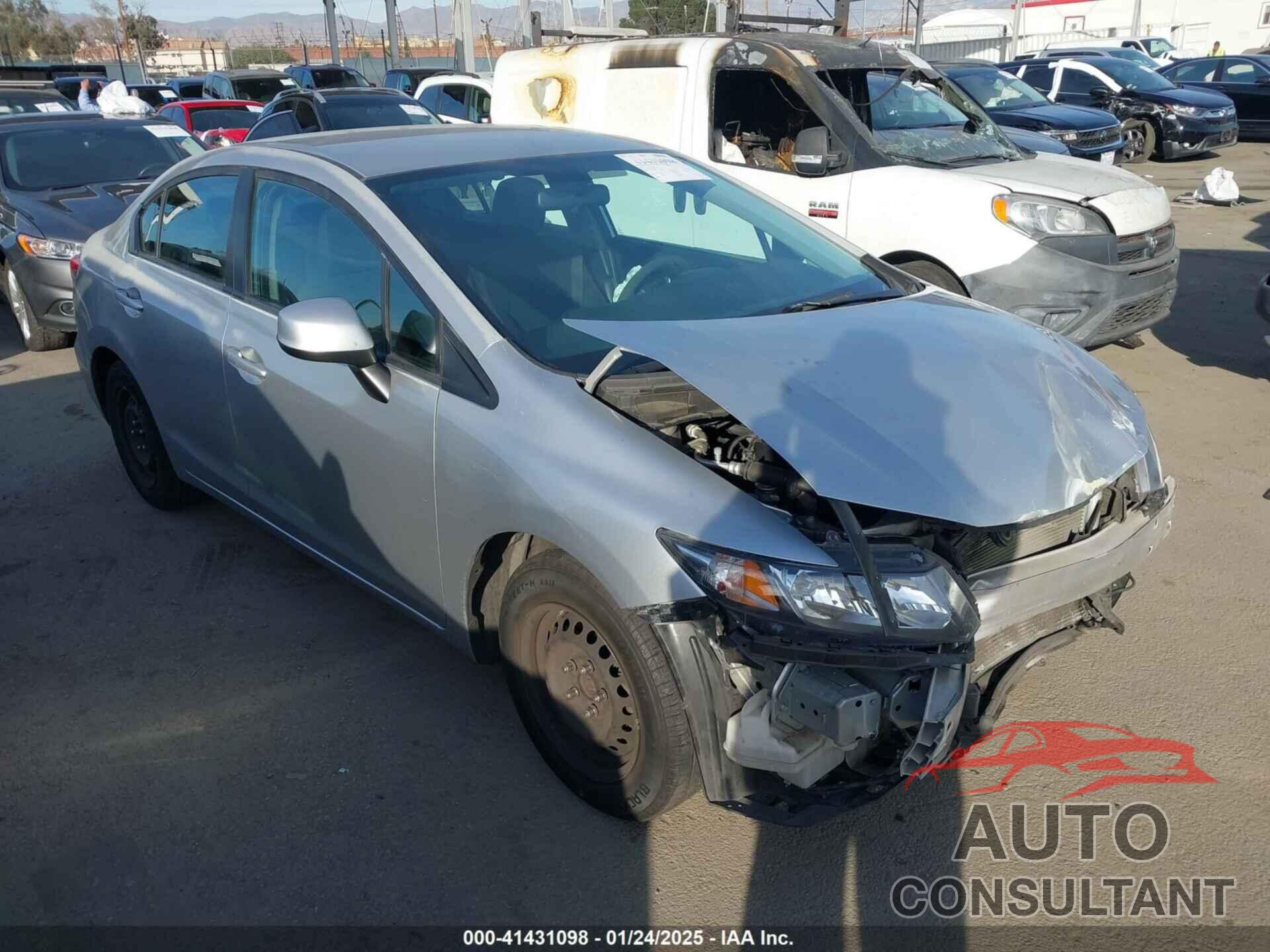 HONDA CIVIC 2013 - 19XFB2F5XDE236476