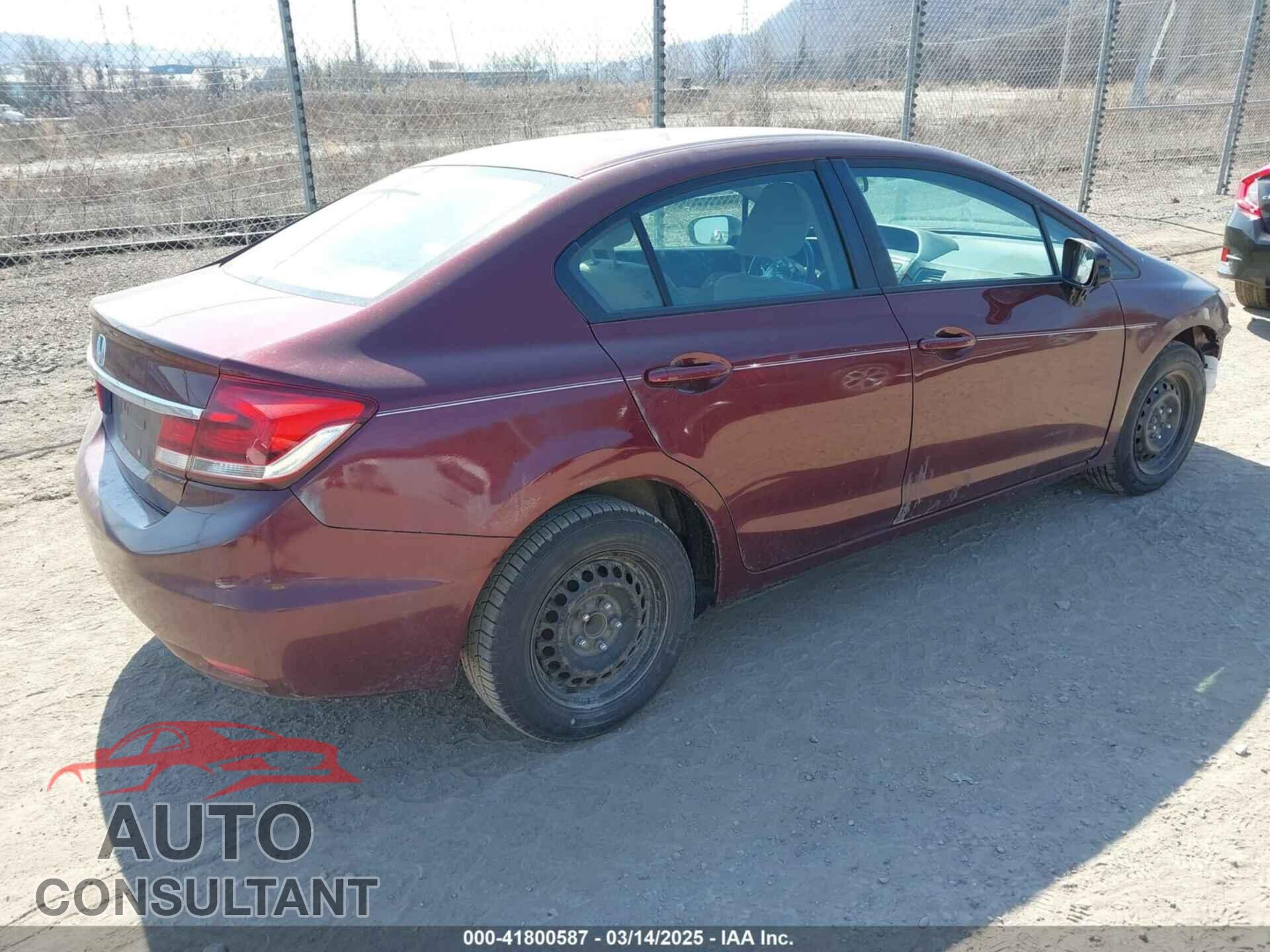 HONDA CIVIC 2014 - 19XFB2F51EE219048