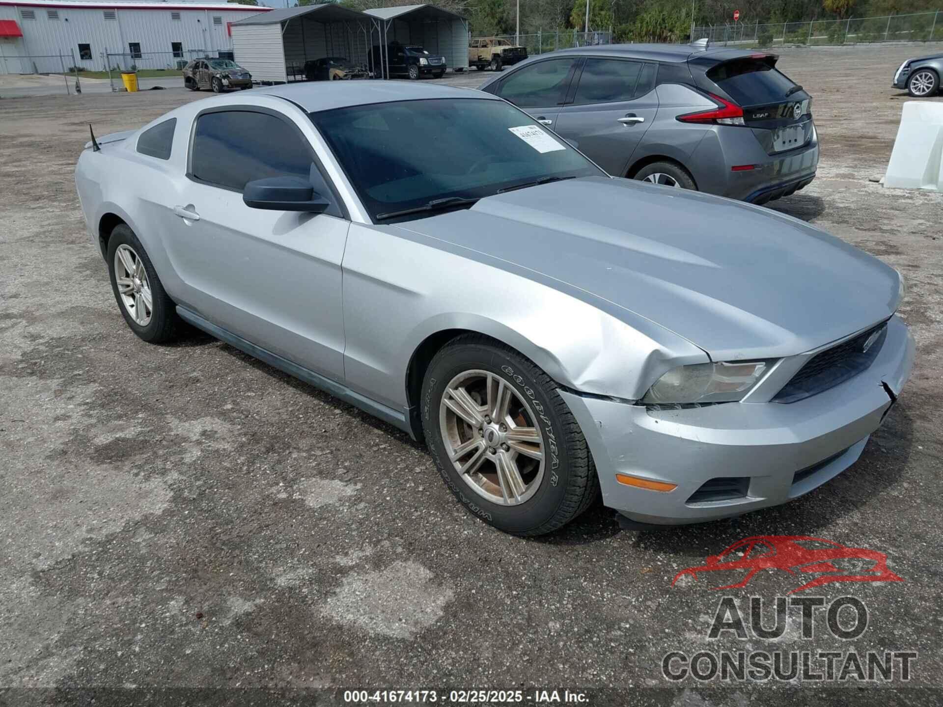 FORD MUSTANG 2012 - 1ZVBP8AMXC5277683