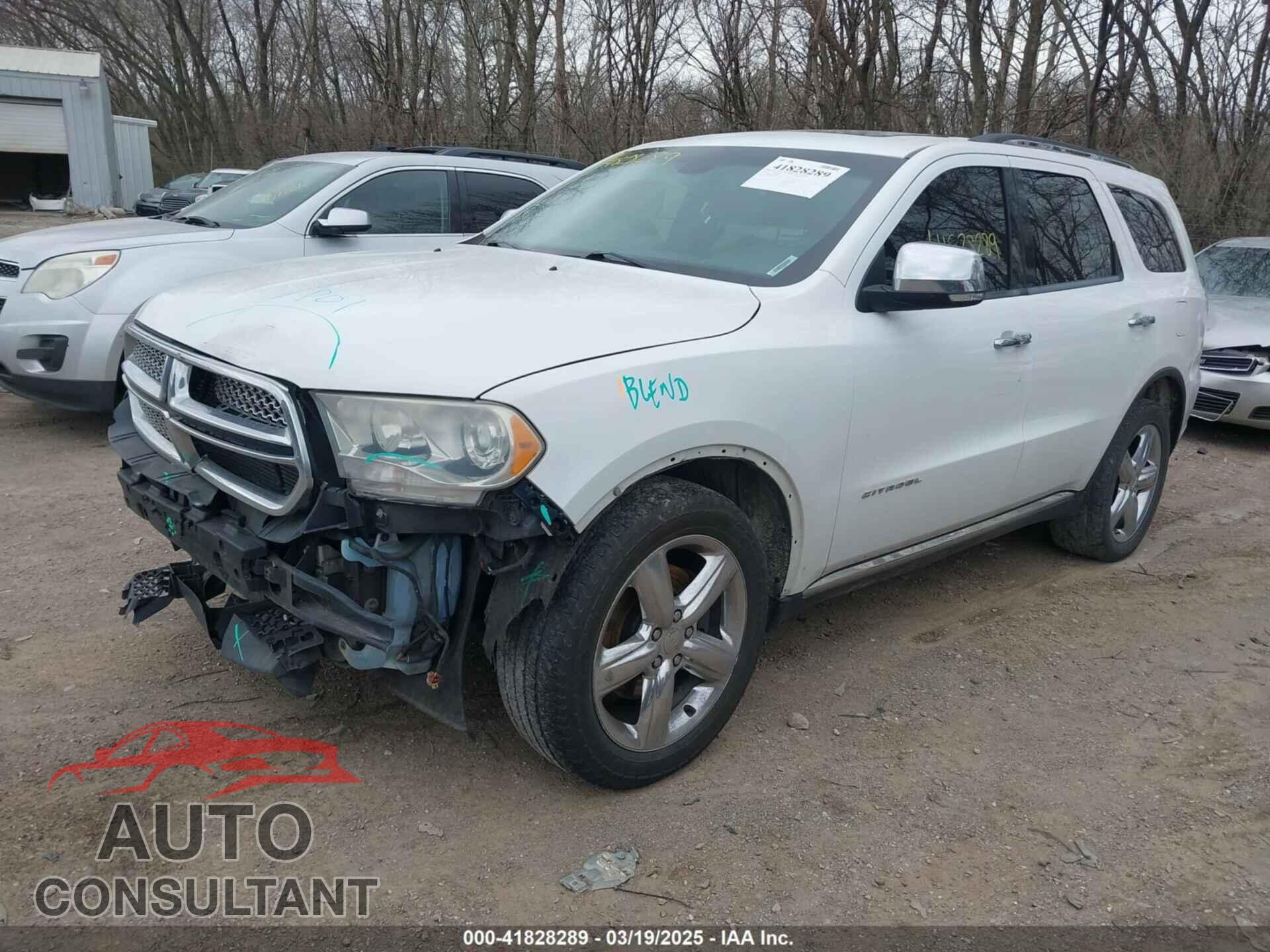 DODGE DURANGO 2013 - 1C4RDJEG7DC687196