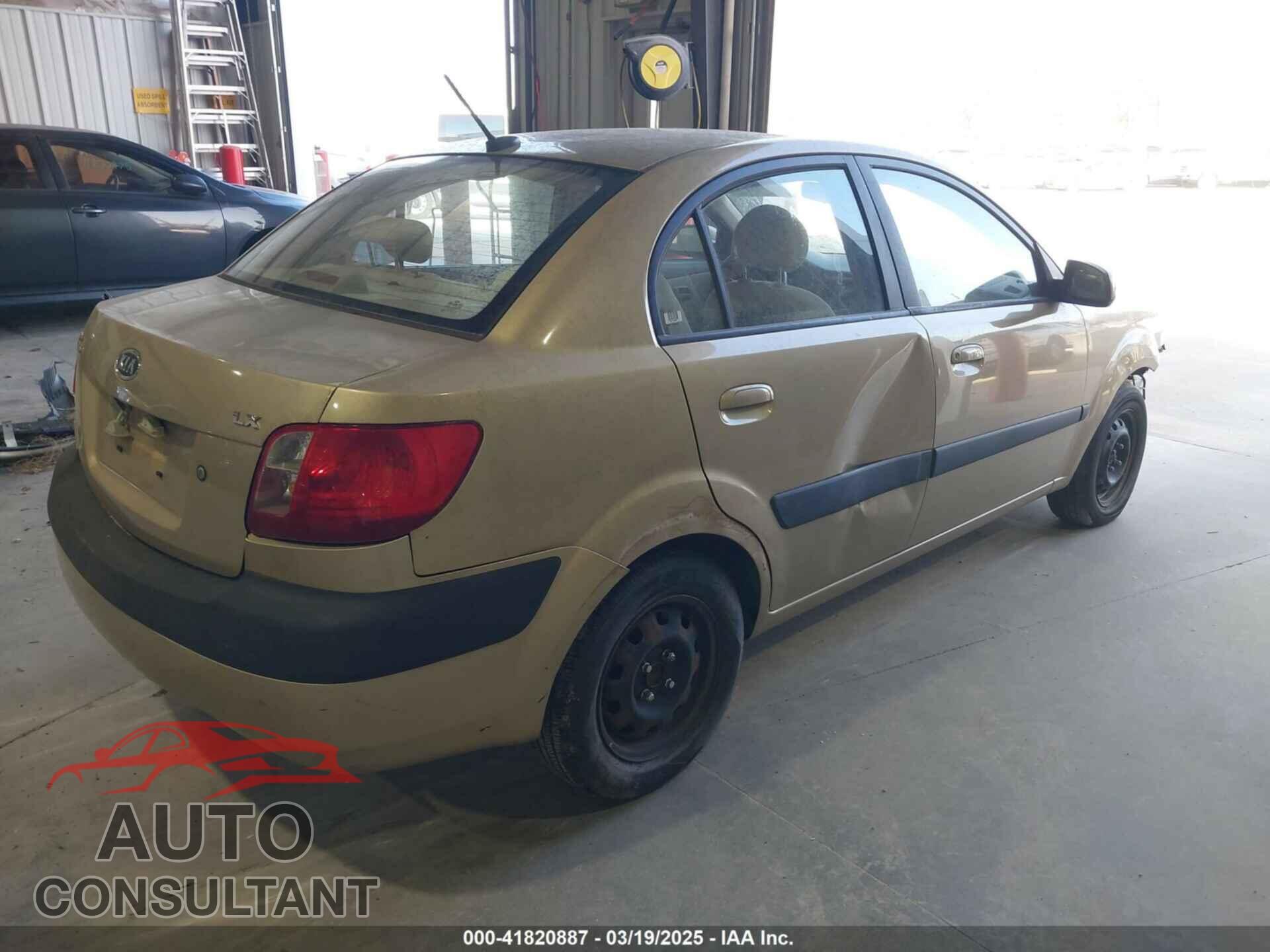 KIA RIO 2009 - KNADE223796554813