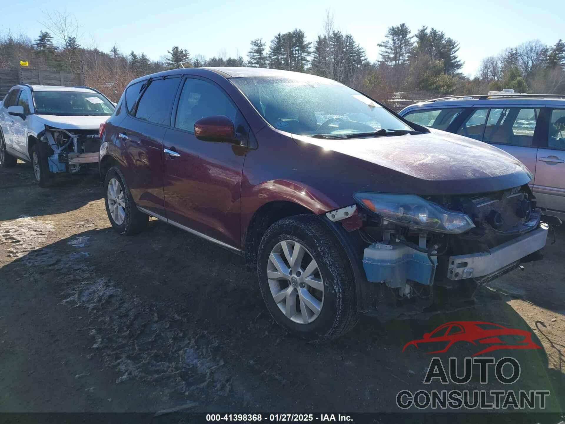 NISSAN MURANO 2012 - JN8AZ1MW3CW200617